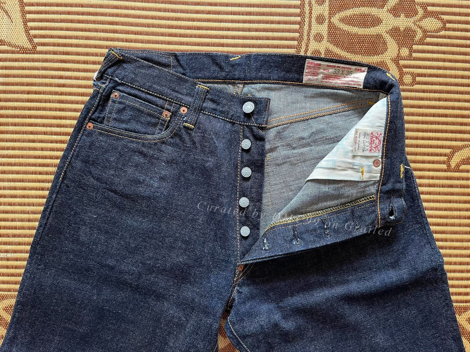 Evisu Evisu No.1 2001 Japanese Red Flag Jeans Size US 34 / EU 50 - 5 Thumbnail