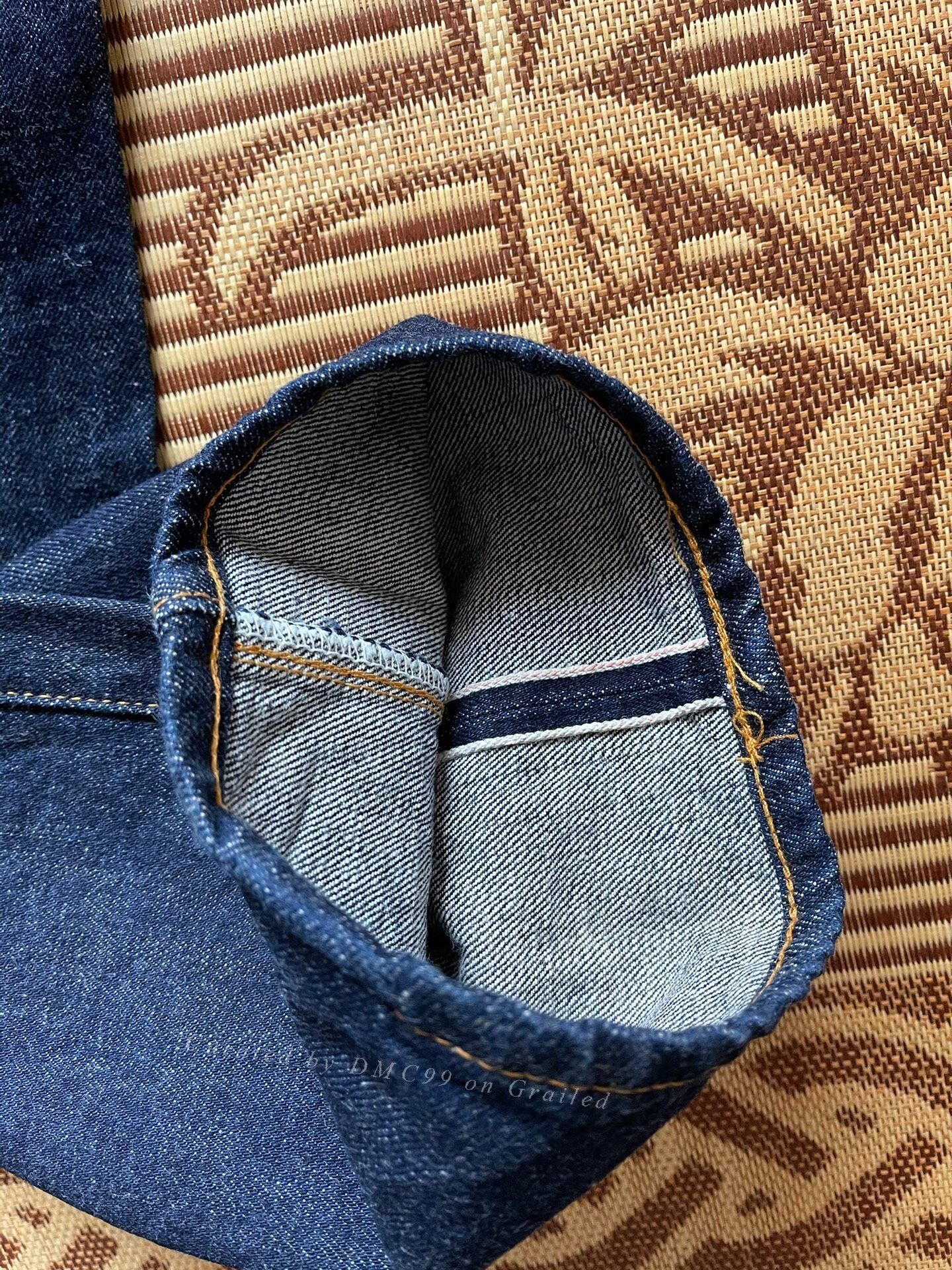 LVC Levi's 501xx 1947 Model Raw Jeans Size US 28 / EU 44 - 8 Thumbnail