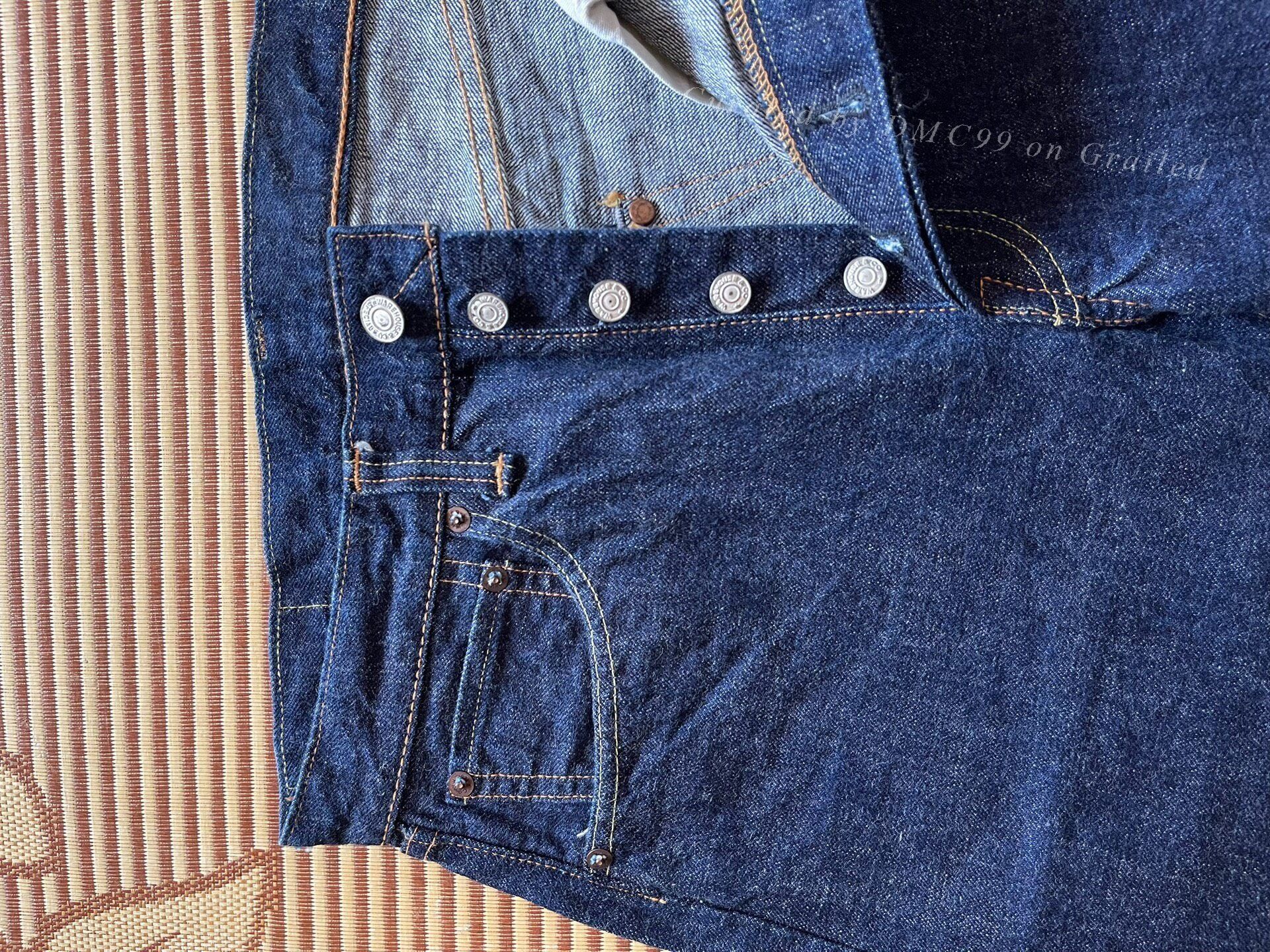 Warehouse & Co. Warehouse 1000xx Raw Denim Jeans W31 Size US 31 - 7 Thumbnail