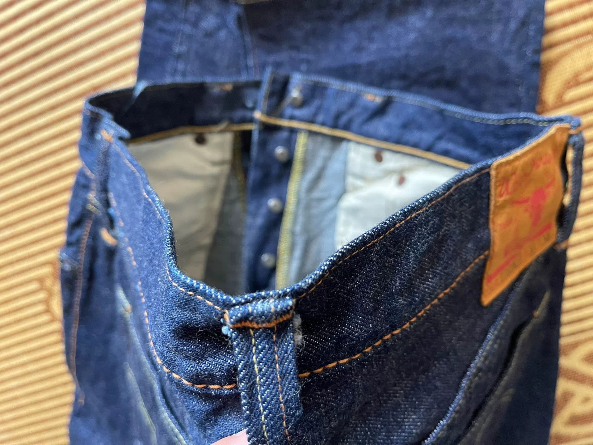 Warehouse & Co. Warehouse 1000xx Natural Indigo Jeans Size US 32 / EU 48 - 6 Thumbnail