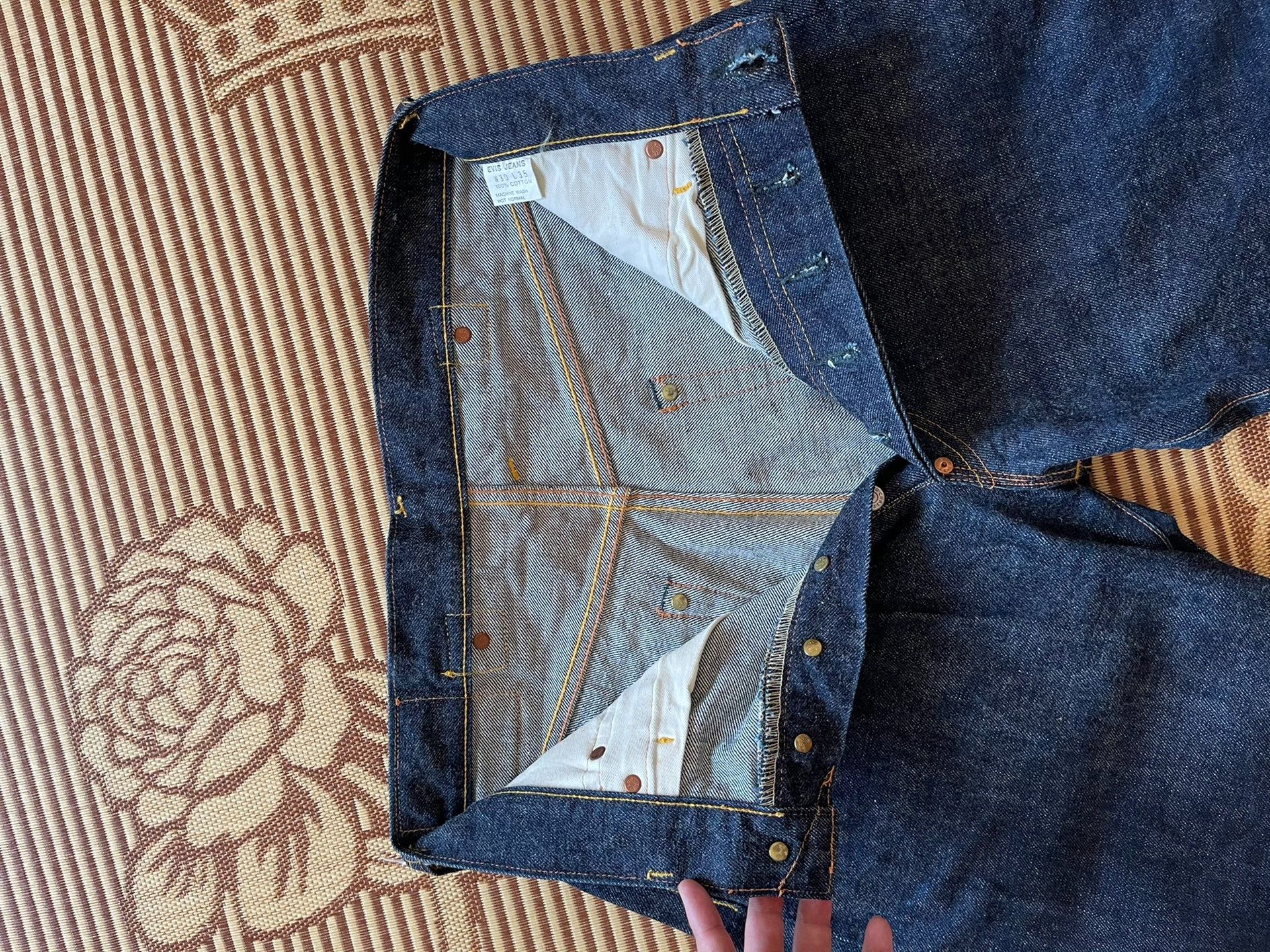 Evisu Evisu 2004 No.2 Raw Denim Jeans Size US 32 / EU 48 - 8 Thumbnail