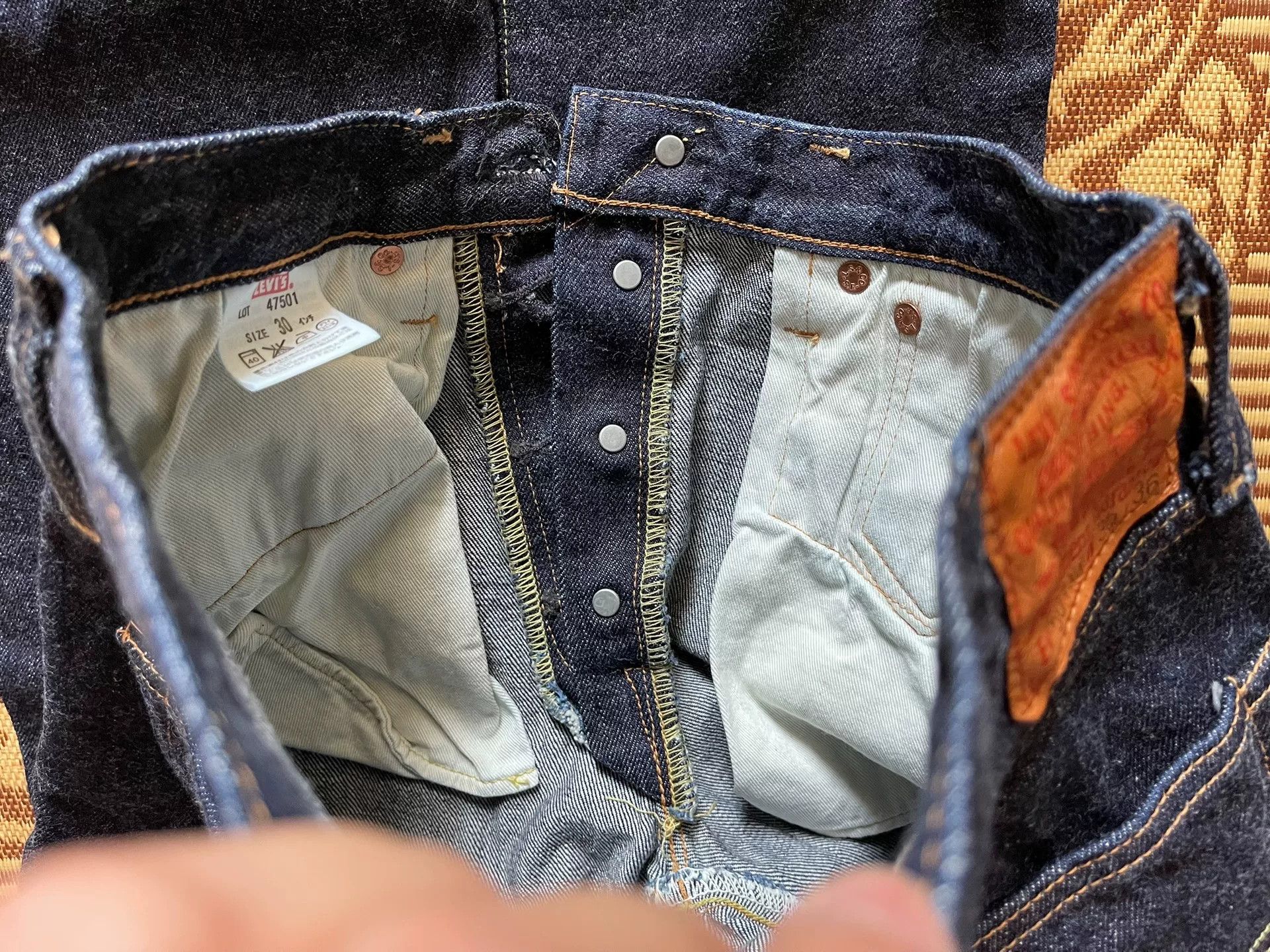Levi's Vintage Clothing Levi's LVC 501XX 1947 Model Jeans Size US 27 - 7 Thumbnail