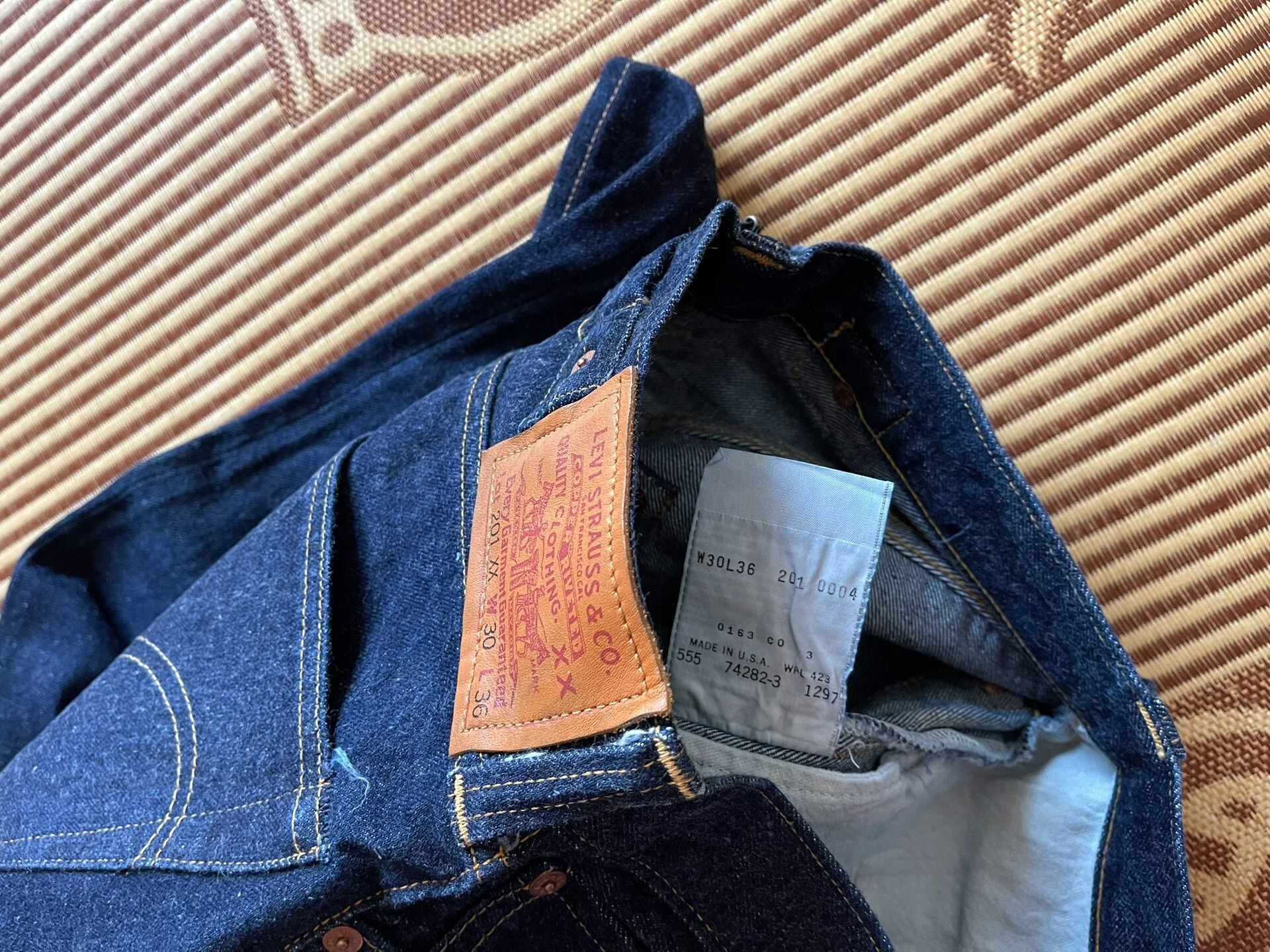 Levi's Vintage Clothing Levi's LVC 1937 Denim Jeans W30 Size US 30 / EU 46 - 6 Thumbnail