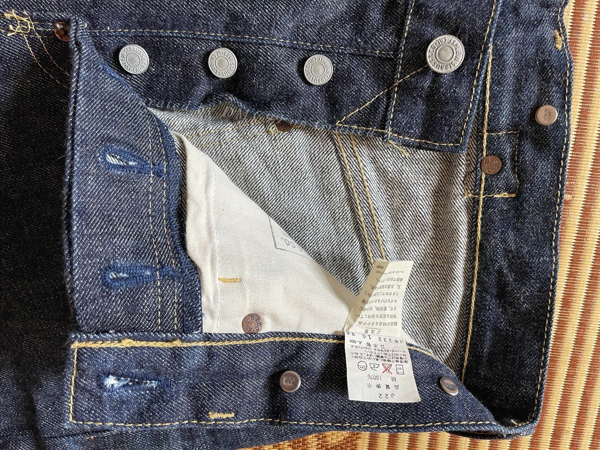 Levi's Vintage Clothing Levi's LVC S702XX Raw Denim Jeans Size US 30 / EU 46 - 4 Thumbnail
