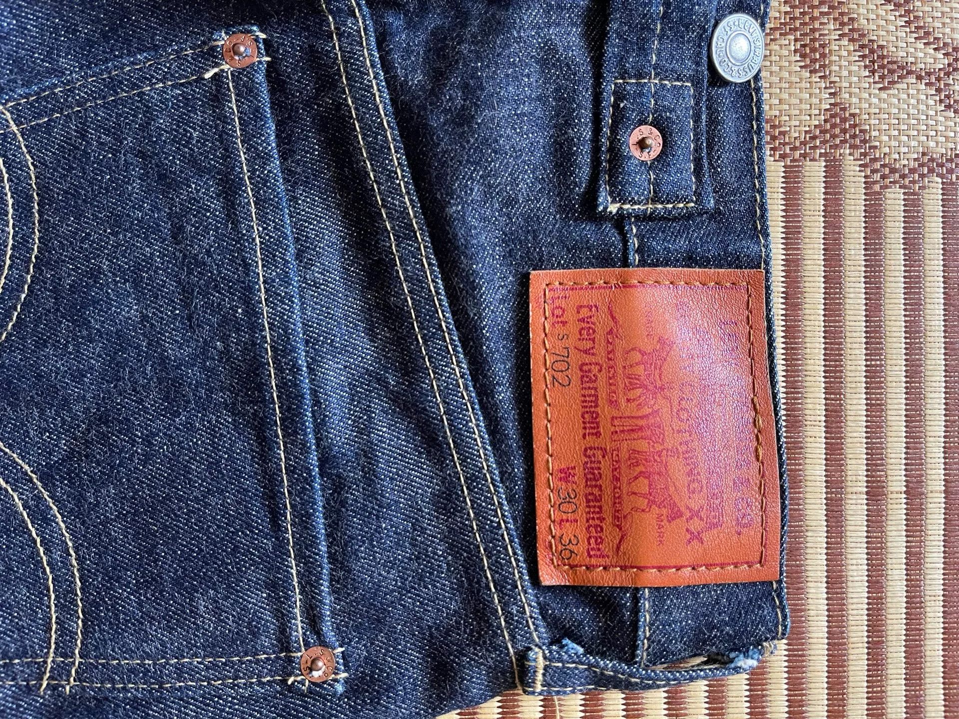Levi's Vintage Clothing Levi's LVC S702XX Raw Denim Jeans Size US 30 / EU 46 - 3 Thumbnail