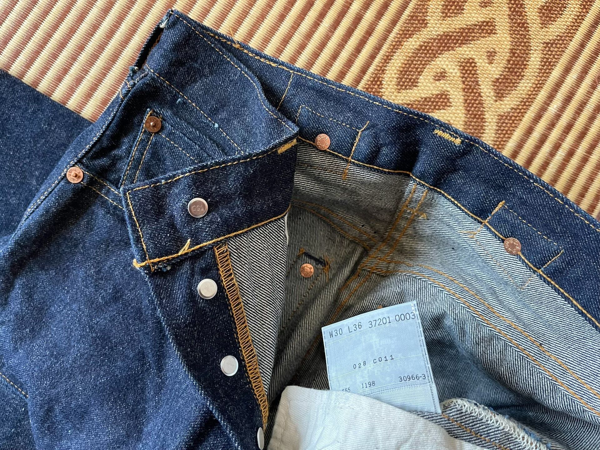 Levi's Vintage Clothing Levi's LVC 501xxc 1937 Denim Jeans Size US 30 / EU 46 - 7 Thumbnail