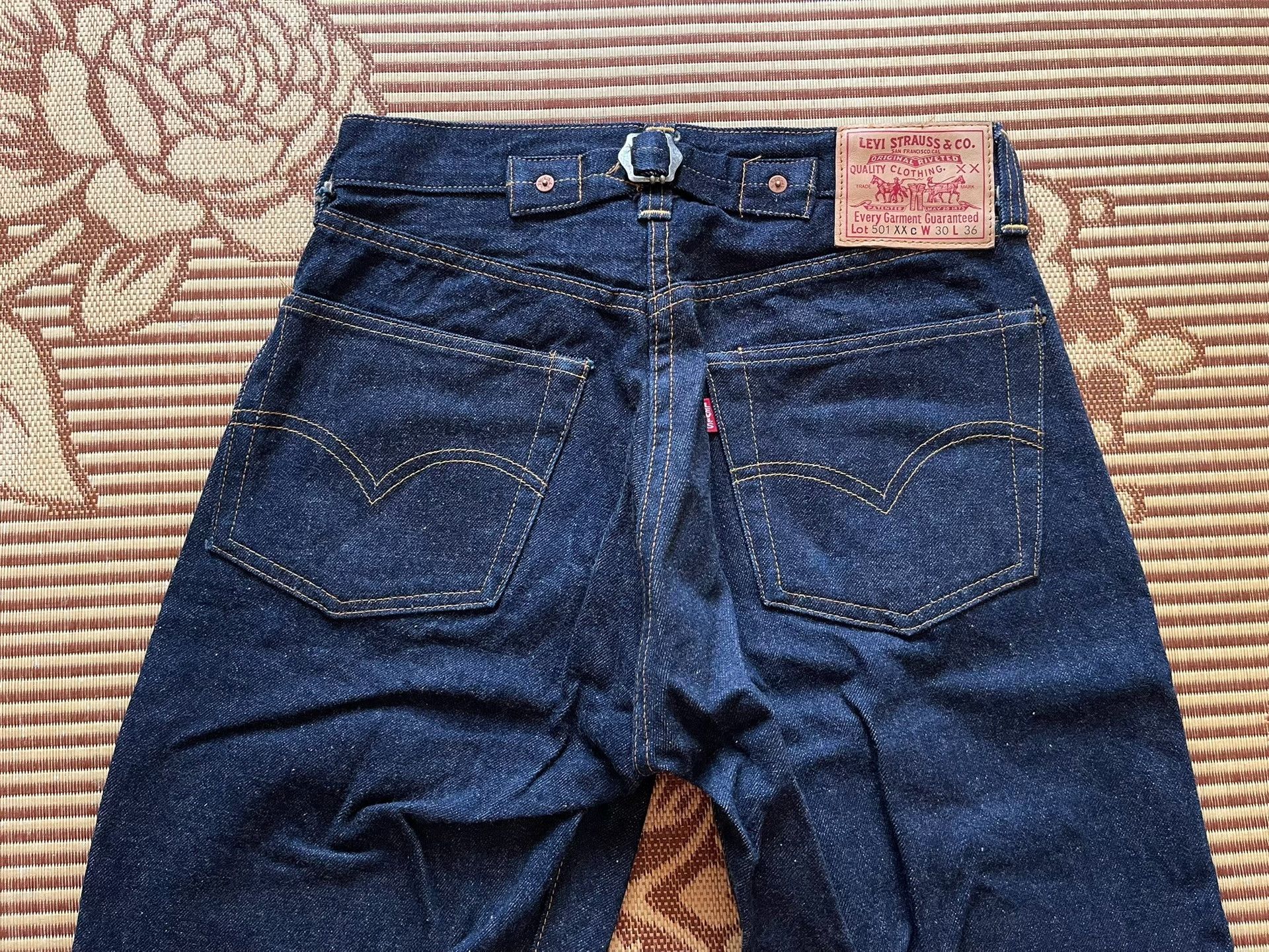 Levi's Vintage Clothing Levi's LVC 501xxc 1937 Denim Jeans Size US 30 / EU 46 - 4 Thumbnail