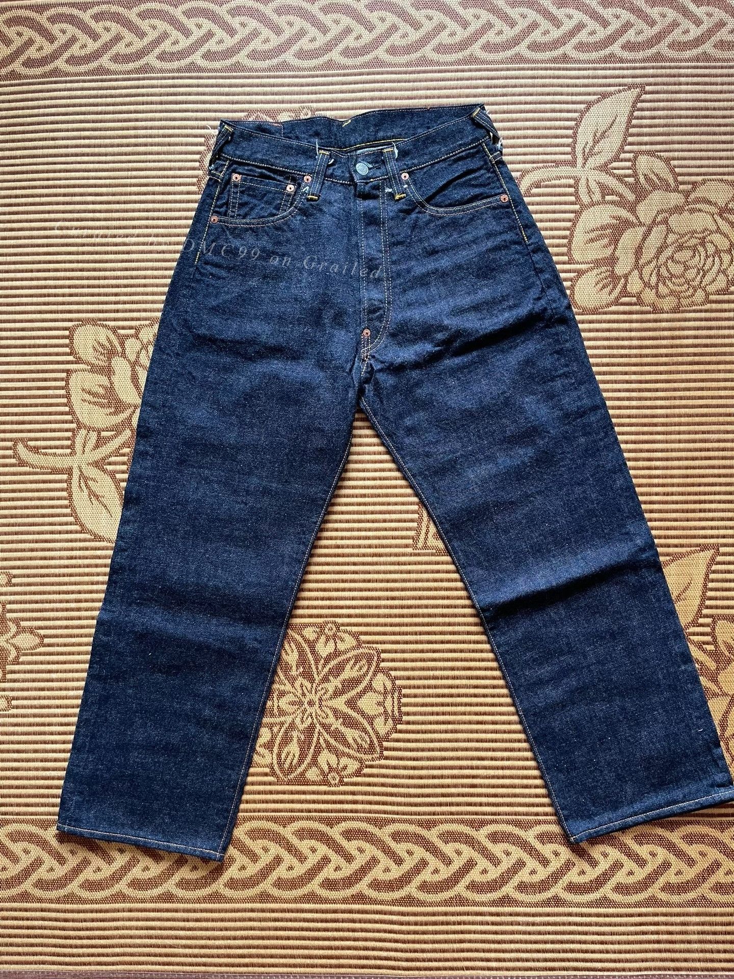 Evisu Evisu No.2 2001 Tiger Ear Japanese Flag Jeans Size US 30 / EU 46 - 2 Thumbnail