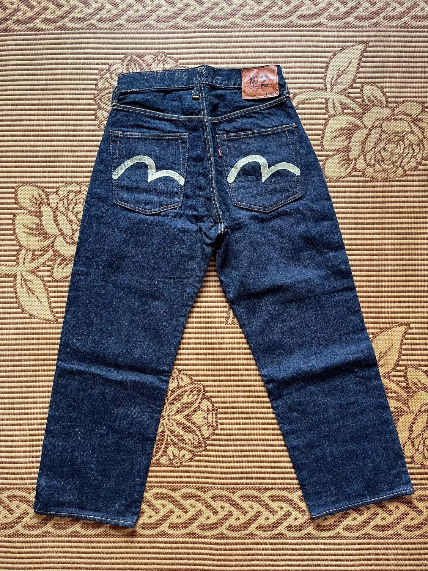 Evisu Evisu No.2 2001 Tiger Ear Japanese Flag Jeans Size US 30 / EU 46 - 3 Thumbnail