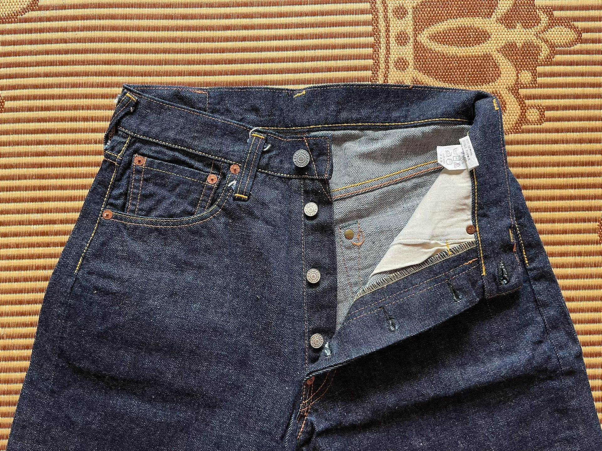 Evisu Evisu No.2 2001 Tiger Ear Japanese Flag Jeans Size US 30 / EU 46 - 5 Thumbnail