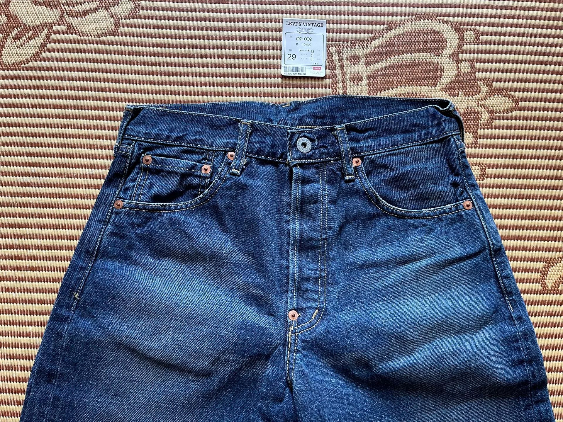 Levi's Vintage Clothing Levis LVC J22 702 Washed Jeans Size US 31 - 6 Thumbnail