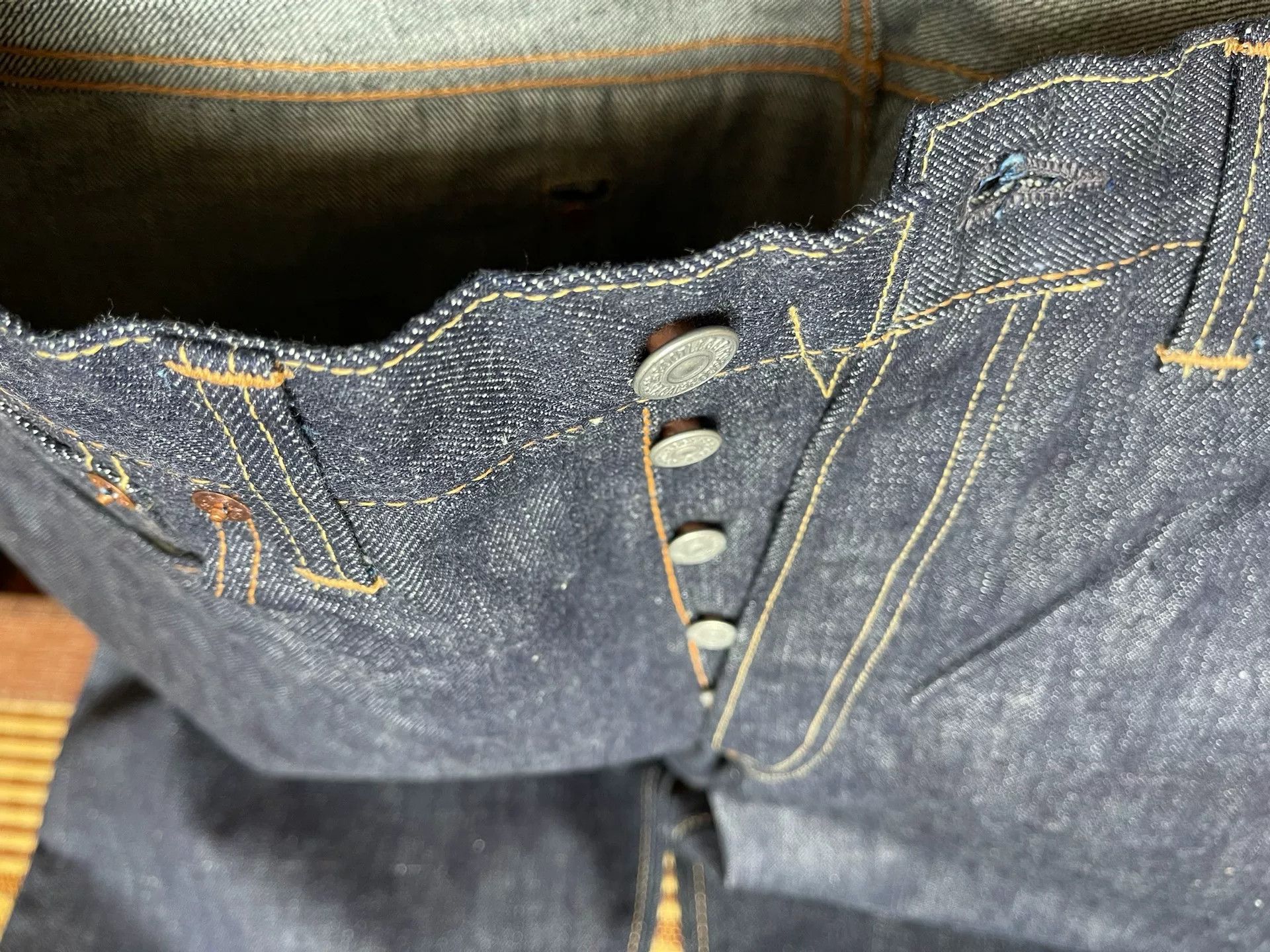 Freewheelers Bootleggers 601xx Denim Jeans Size US 36 / EU 52 - 7 Thumbnail