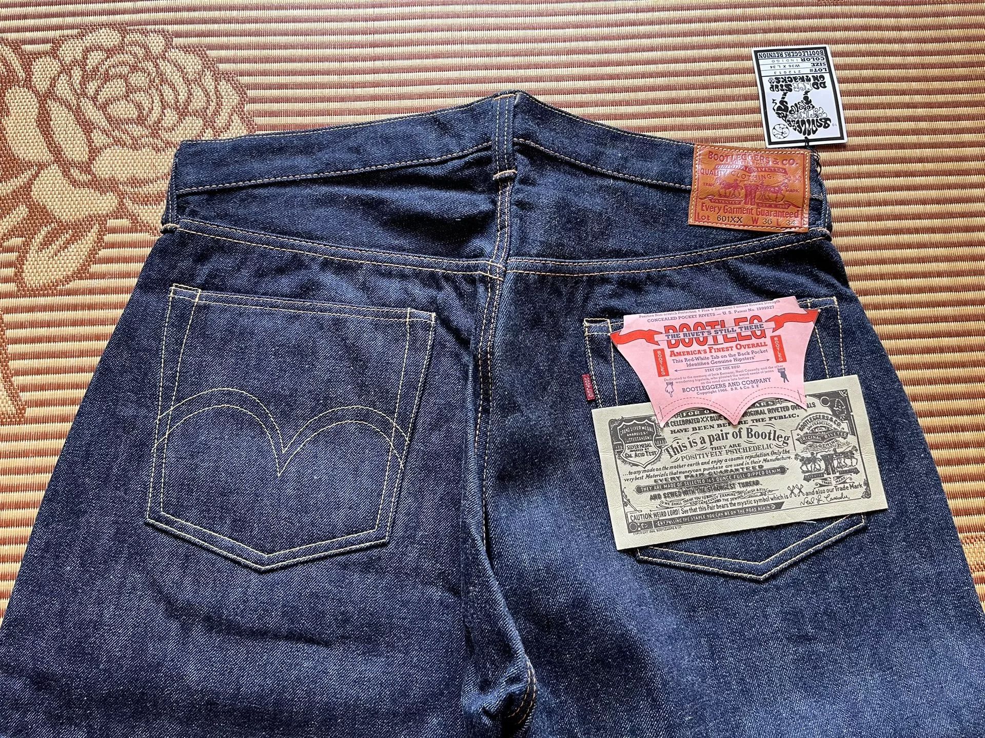 Freewheelers Bootleggers 601xx Denim Jeans Size US 36 / EU 52 - 4 Thumbnail