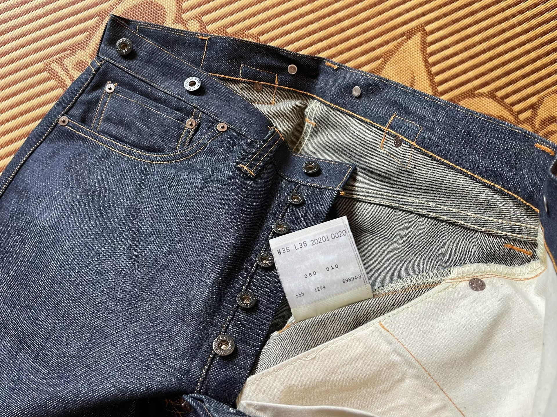 Levi's Vintage Clothing Levi's LVC 555 No.2 W36 Jeans Size US 38 / EU 54 - 7 Thumbnail