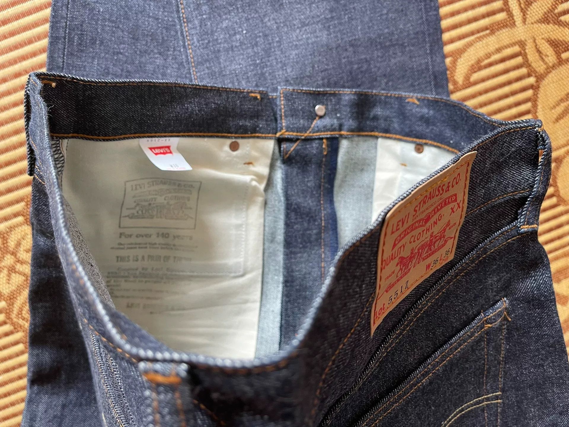 Levi's Vintage Clothing Levi's LVC J22 551Z Denim Jeans Size US 36 / EU 52 - 6 Thumbnail