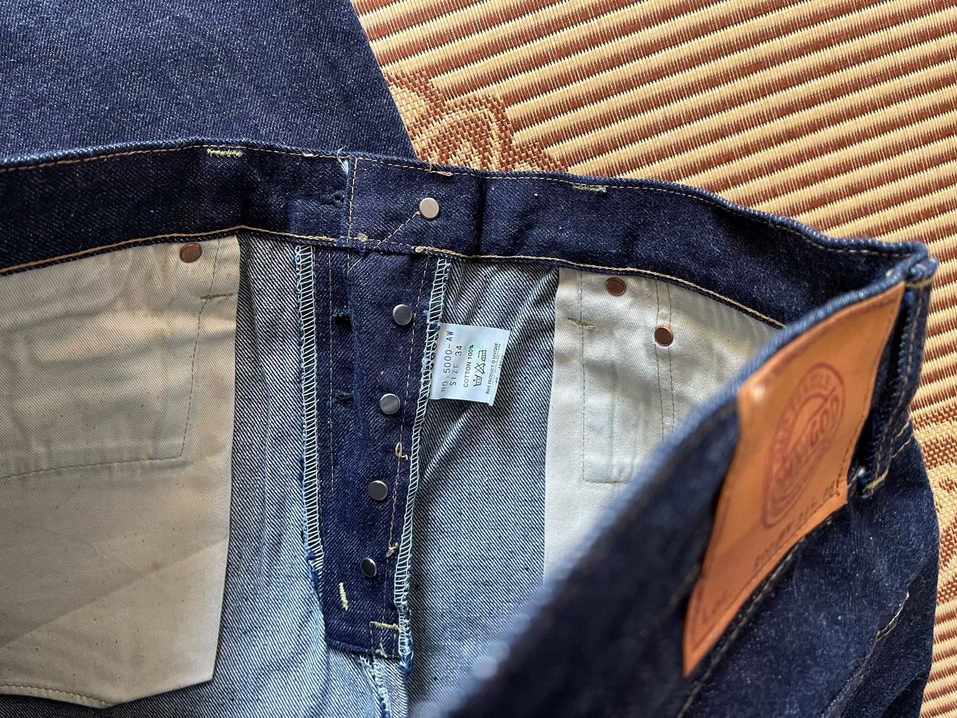 OMNIGOD Omnigod 5000 Natural Indigo Dyed W34 Size US 34 / EU 50 - 7 Thumbnail