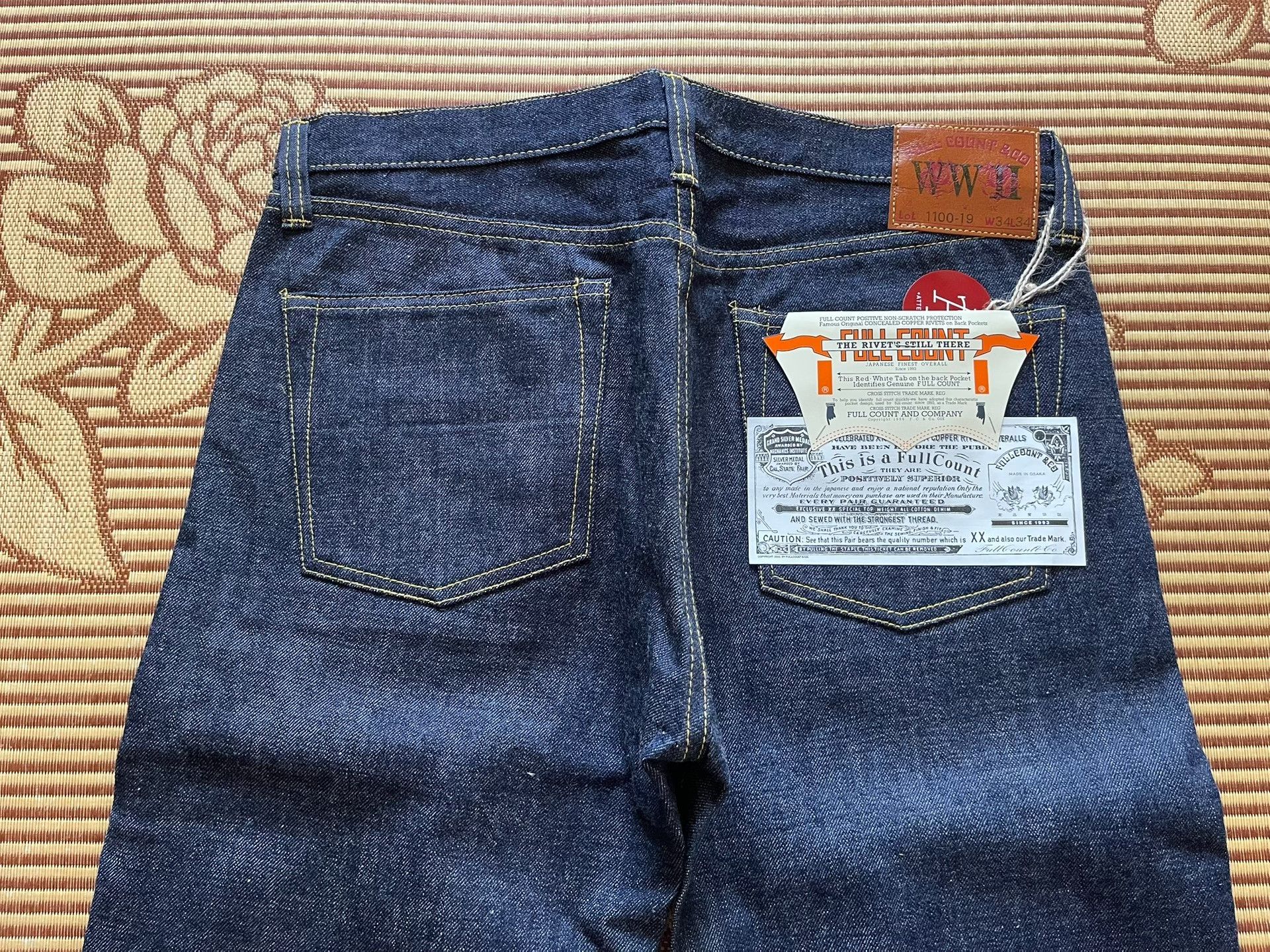 Full Count & Co. Fullcount 1100 S501XX W34 Denim Jeans Size US 34 / EU 50 - 4 Thumbnail
