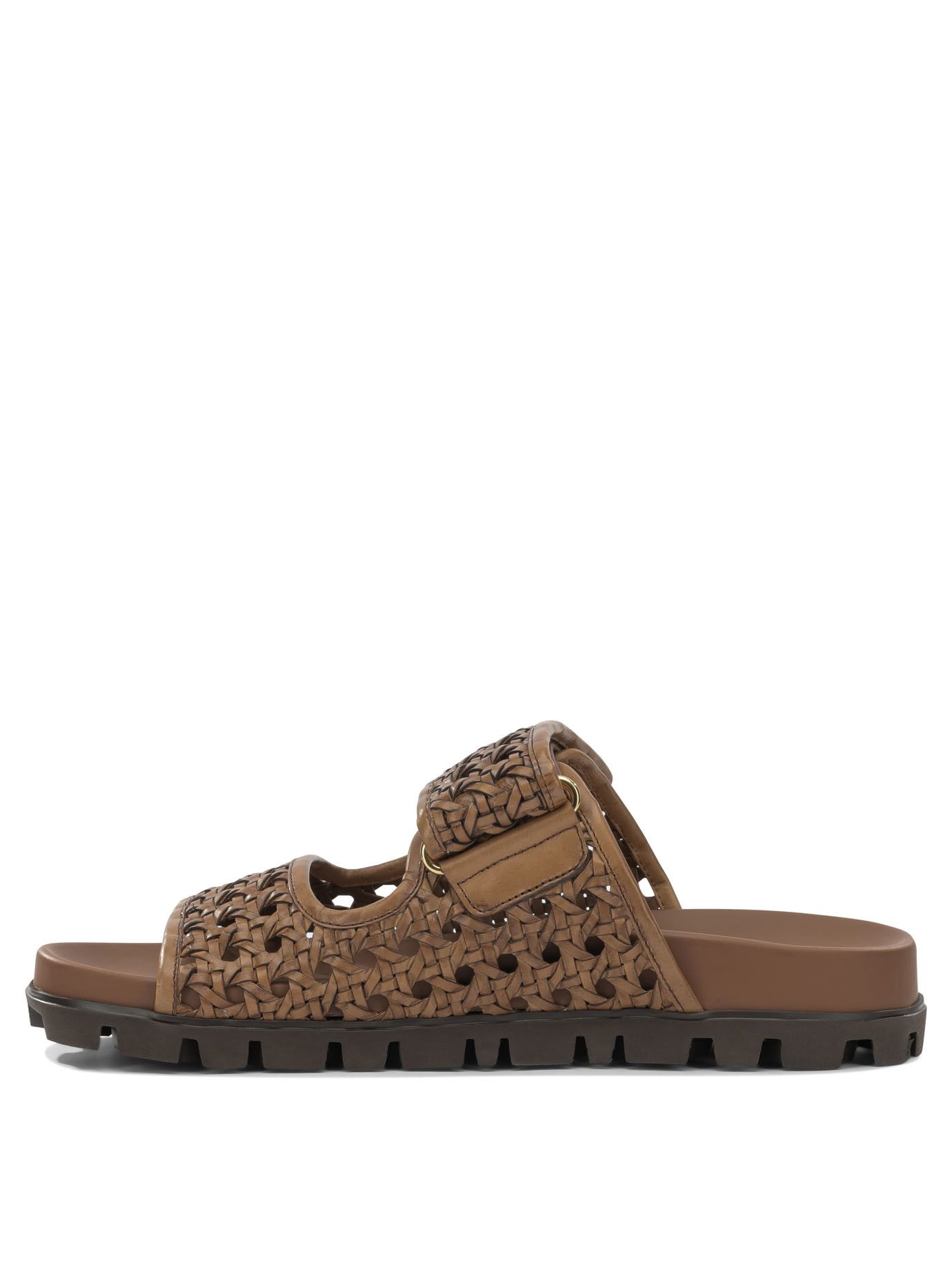 Miu Miu Miu Miu Woven Leather Low Sandals IT 36 Women - USA Duties Paid Size US 6 / IT 36 - 3 Thumbnail