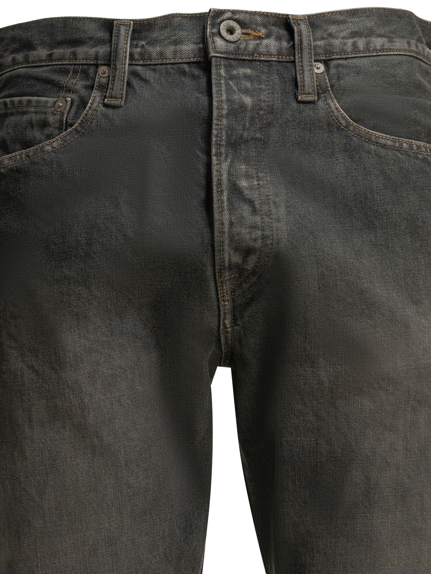 Kapital Kapital 14Oz Blk Monkey Cisco Studs Straight Leg Jeans tag size 36 Men - USA Duties Paid Size US 36 / EU 52 - 3 Thumbnail