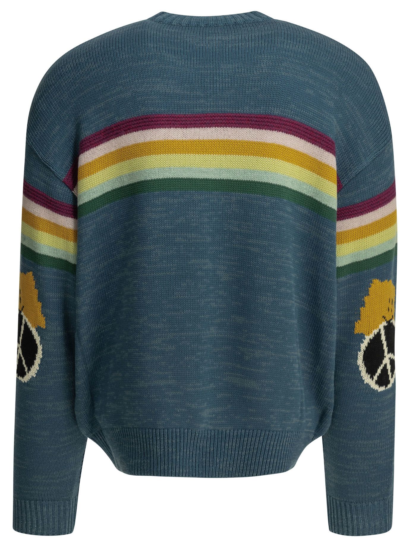 Kapital Kapital Peckish Rainbow Crewneck Sweater tag size 3 Men - USA Duties Paid Size US L / EU 52-54 / 3 - 2 Thumbnail