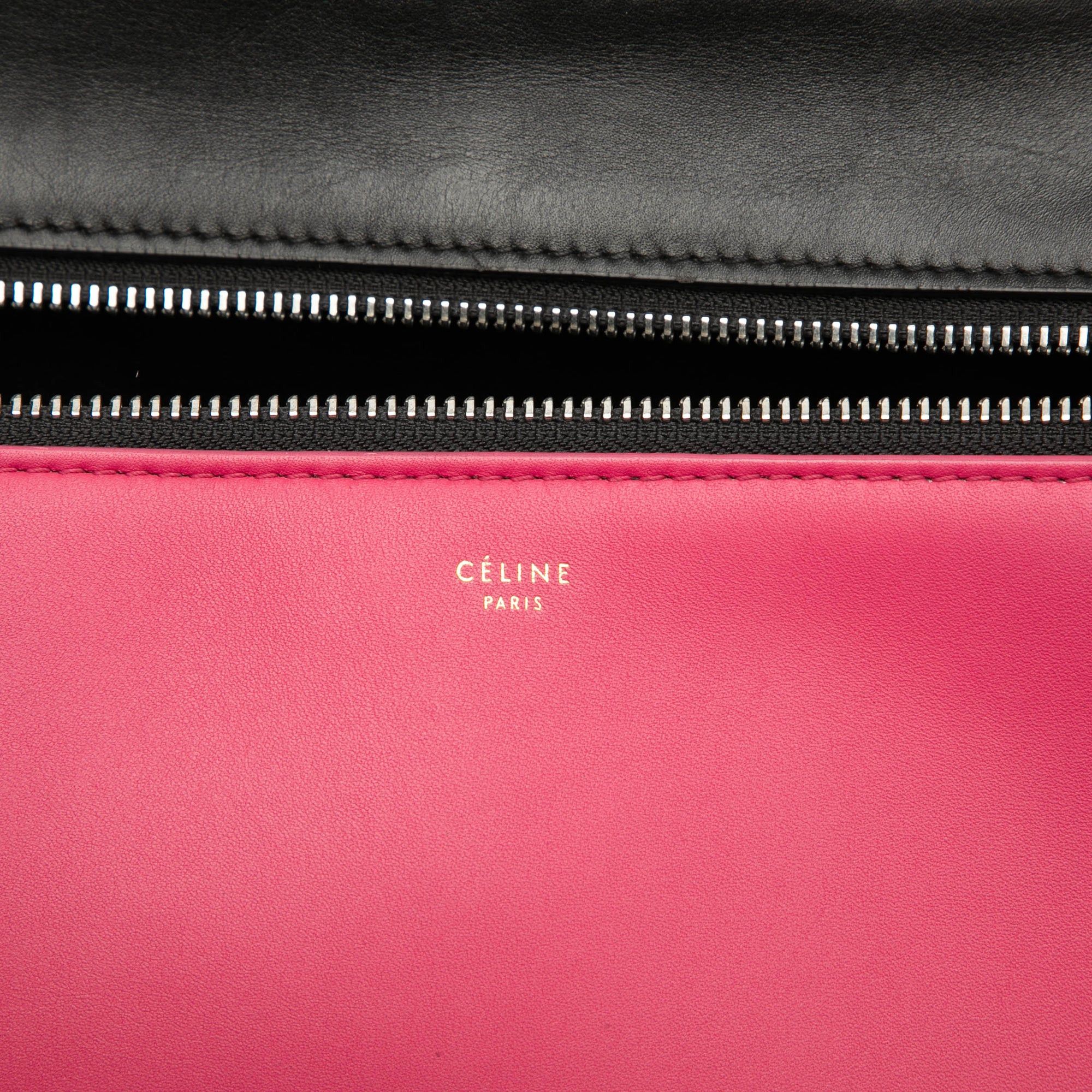 Celine Medium Tricolor Leather Edge Handbag Size ONE SIZE - 5 Thumbnail