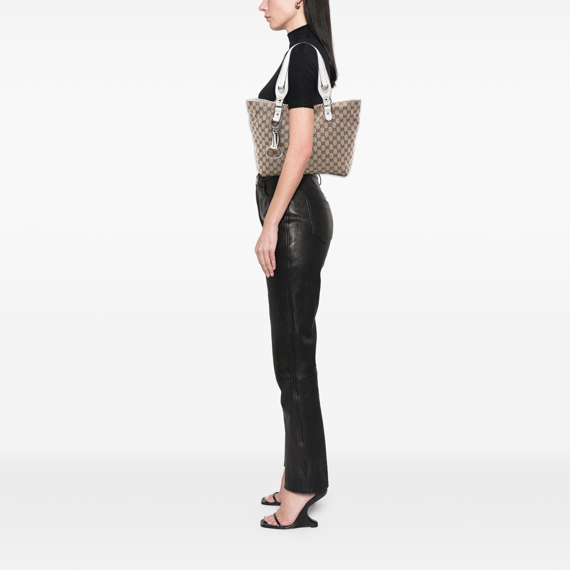 Gucci Medium GG Canvas Icon Bit Tote Size ONE SIZE - 7 Thumbnail