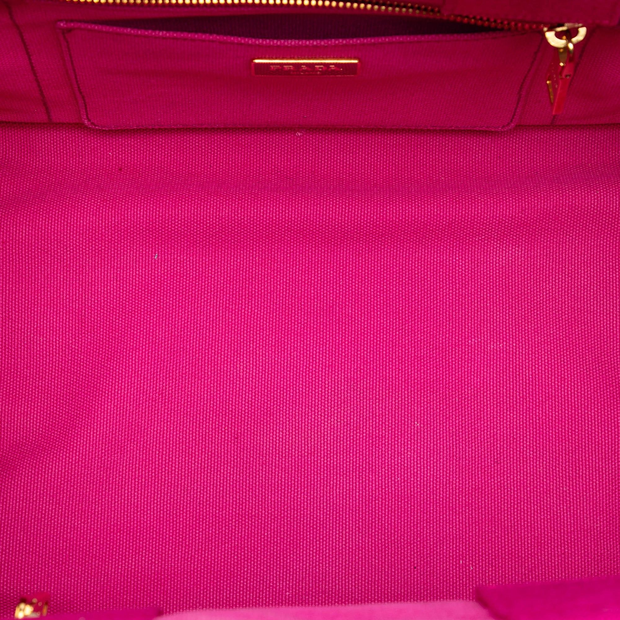 Prada Canvas Canapa Logo Satchel Size ONE SIZE - 4 Thumbnail
