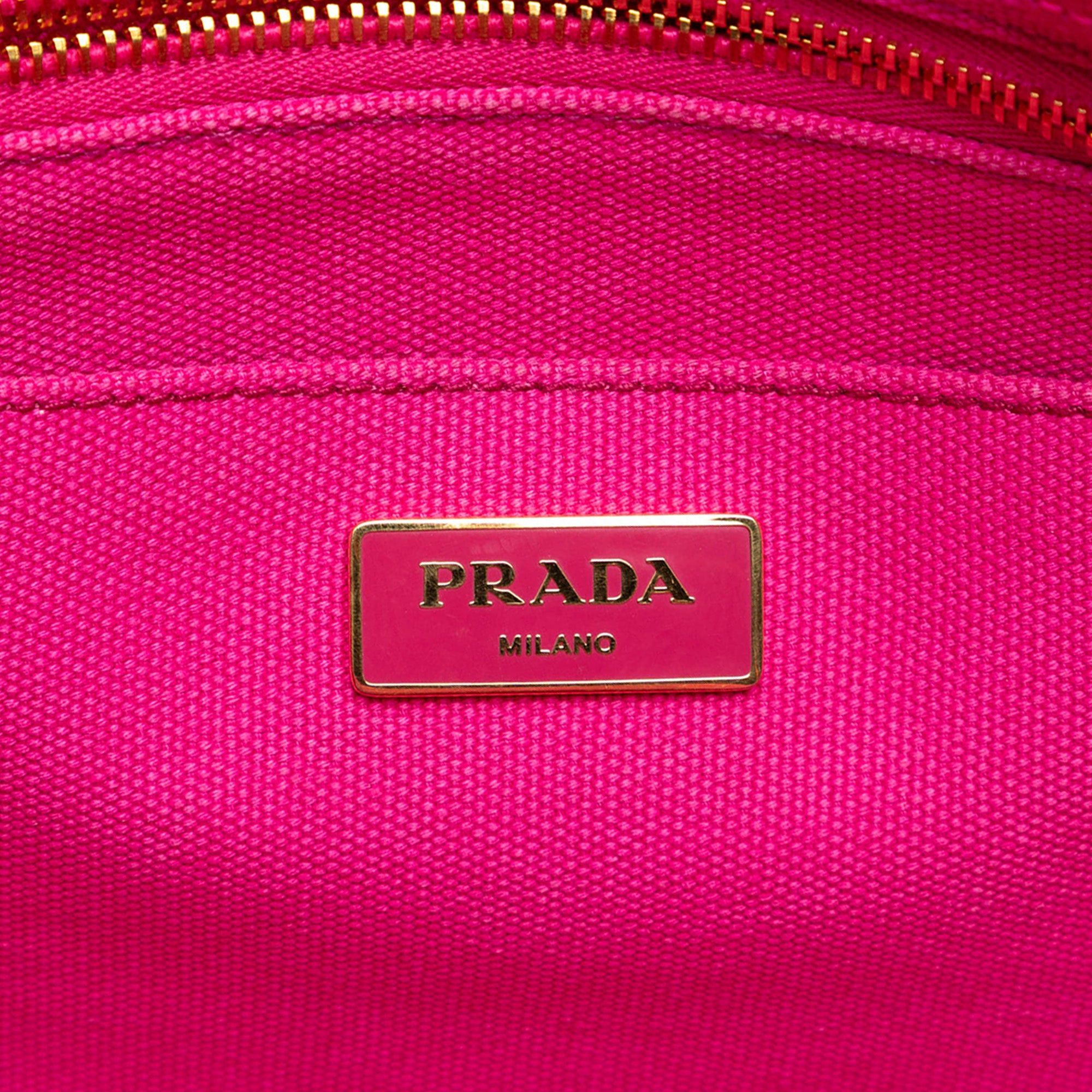 Prada Canvas Canapa Logo Satchel Size ONE SIZE - 5 Thumbnail