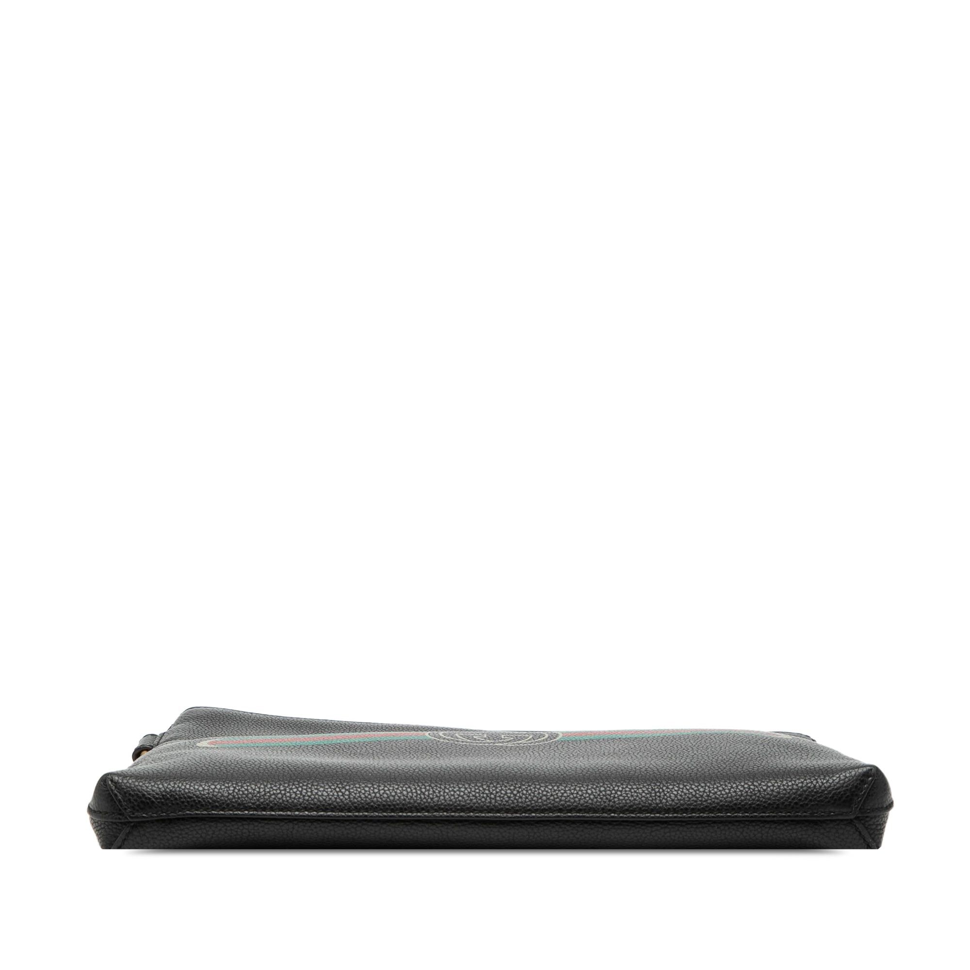 Gucci Leather Logo Clutch Size ONE SIZE - 3 Thumbnail