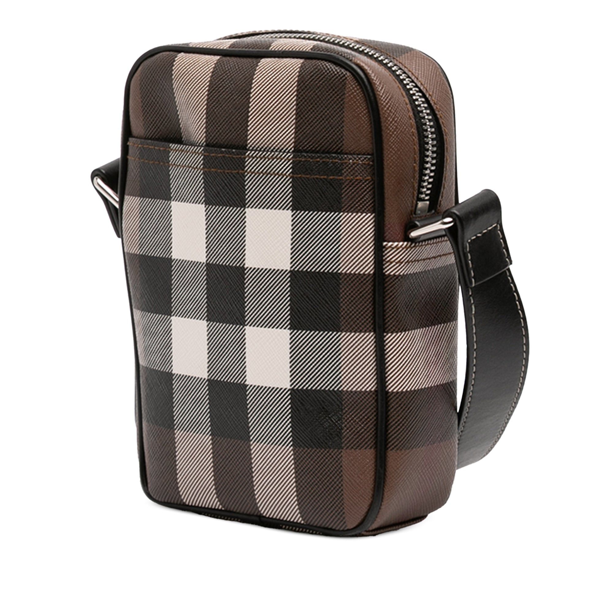 Burberry Giant Check E-Canvas Vertical Paddy Crossbody Size ONE SIZE - 2 Thumbnail