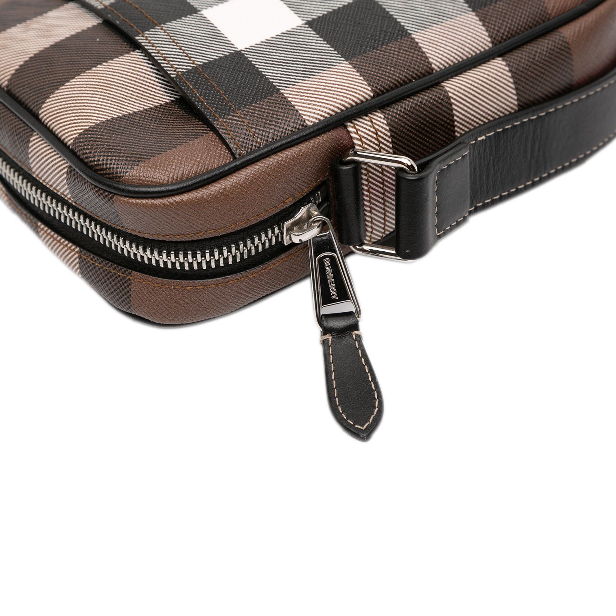 Burberry Giant Check E-Canvas Vertical Paddy Crossbody Size ONE SIZE - 8 Thumbnail