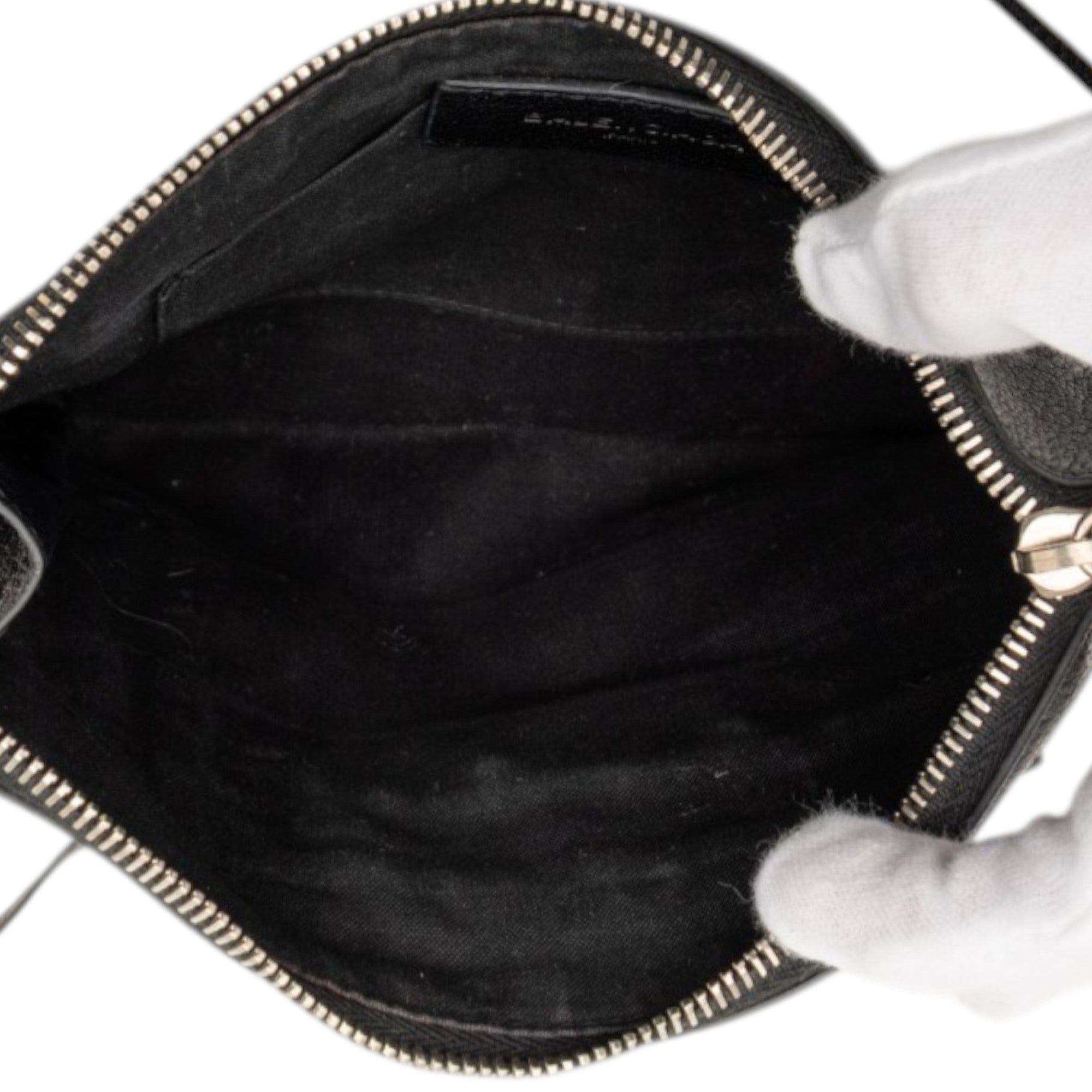 Balenciaga Chevre Motocross Classic Metallic Edge Clutch Size ONE SIZE - 4 Thumbnail