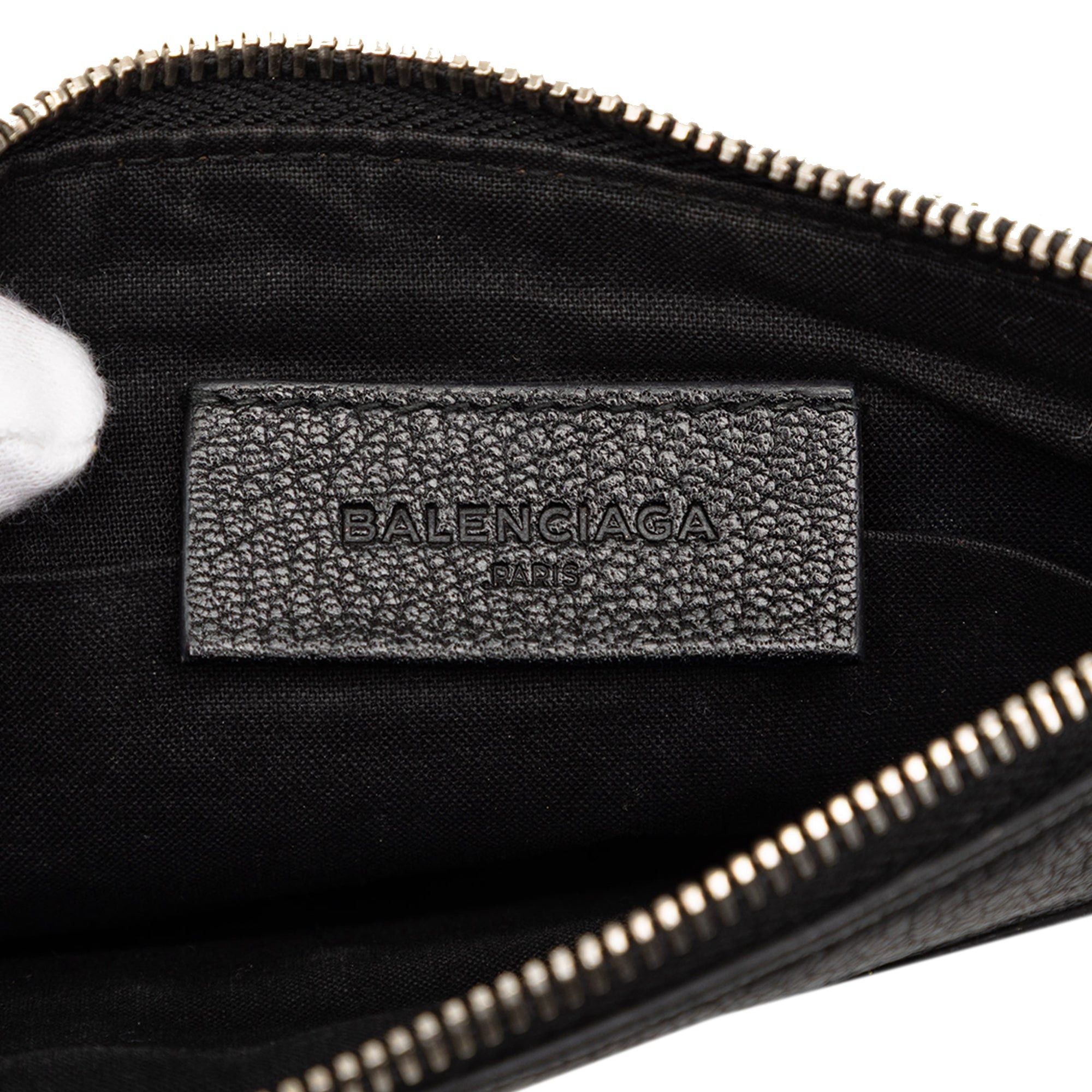 Balenciaga Chevre Motocross Classic Metallic Edge Clutch Size ONE SIZE - 5 Thumbnail