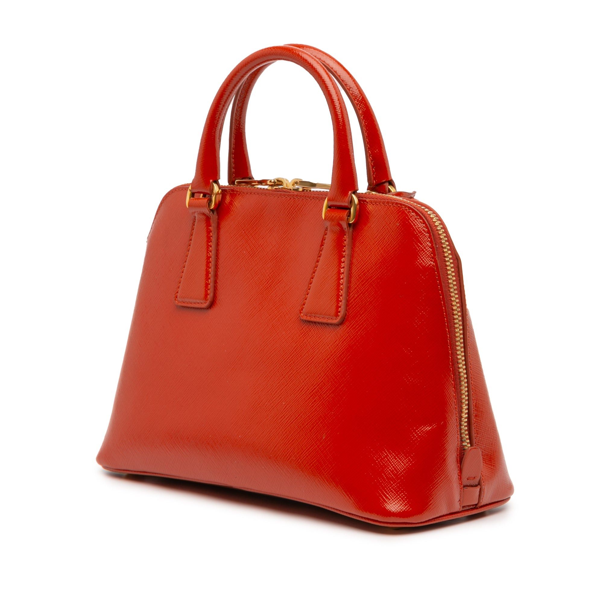 Prada Small Saffiano Vernice Promenade Satchel Size ONE SIZE - 2 Thumbnail