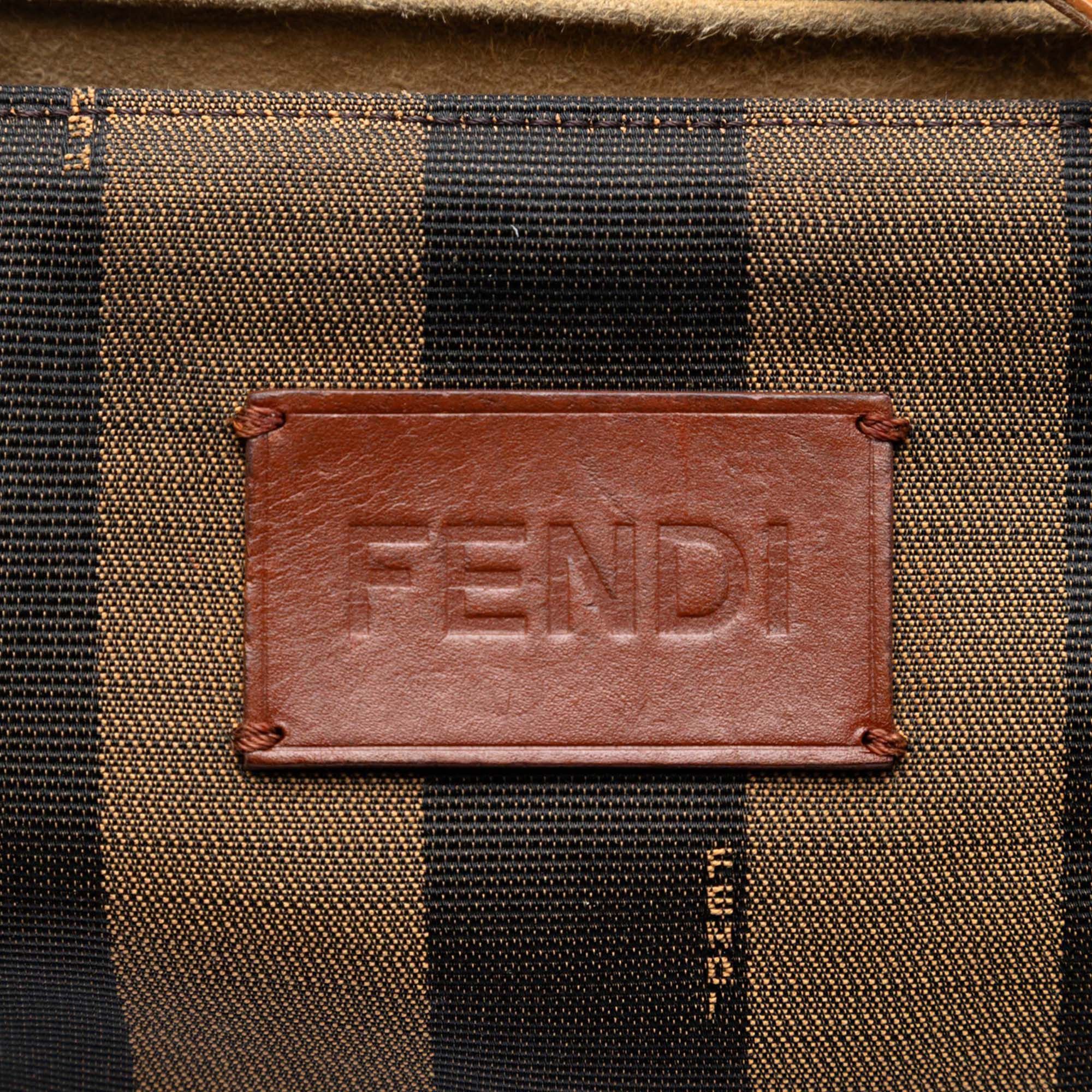 Fendi Medium Pequin Canvas Roll Tote Size ONE SIZE - 5 Thumbnail