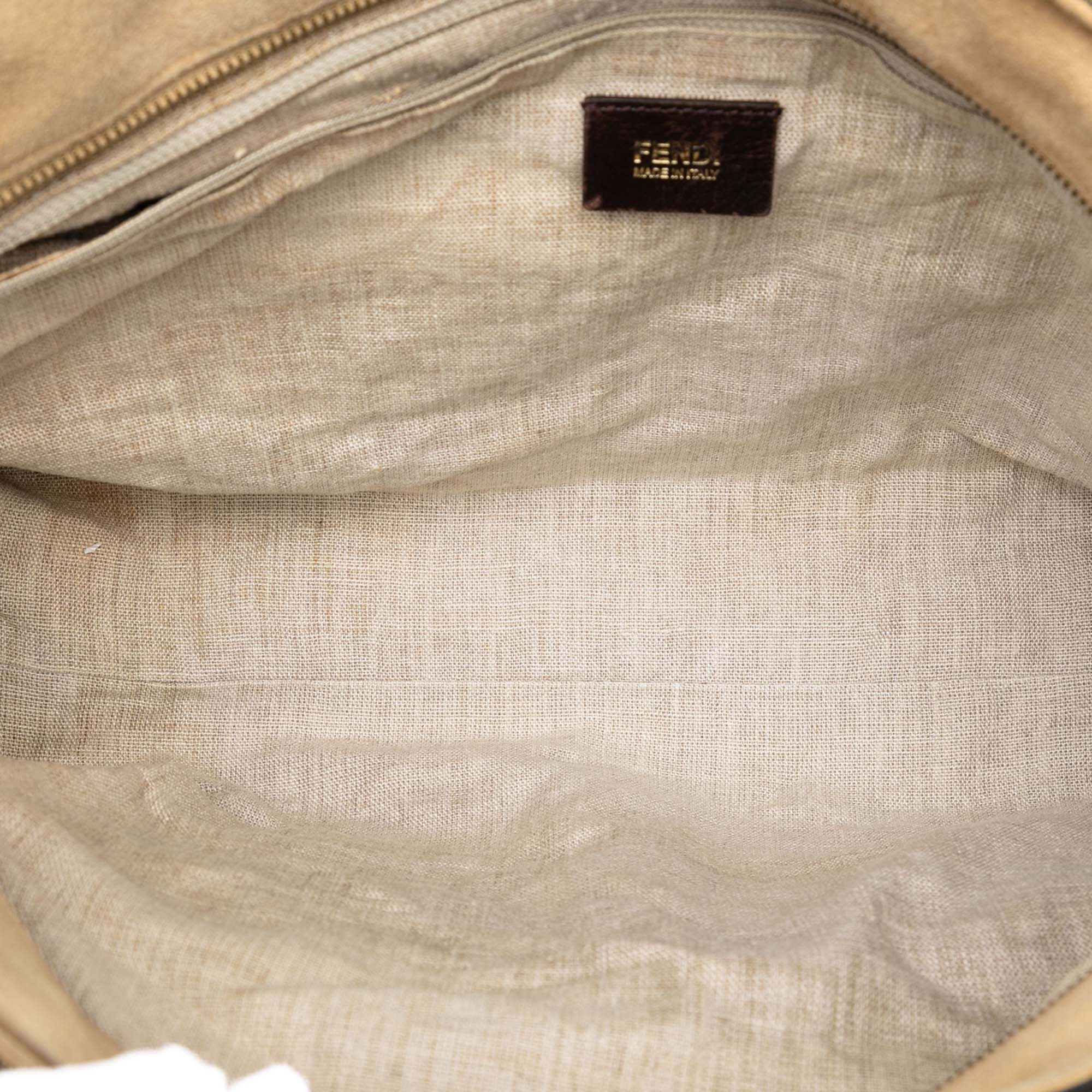 Fendi Medium Pequin Canvas Roll Tote Size ONE SIZE - 4 Thumbnail