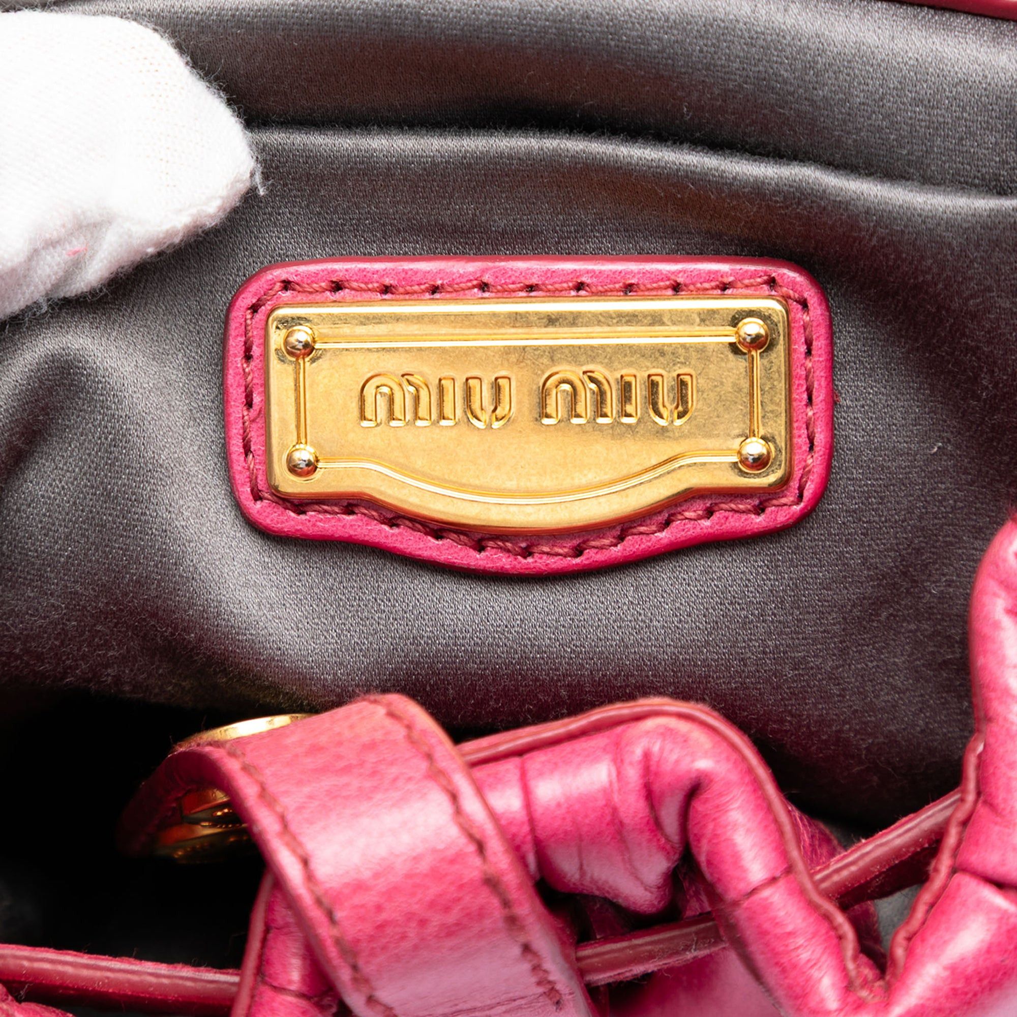 Miu Miu Matelasse Nappa Coffer Satchel Size ONE SIZE - 5 Thumbnail