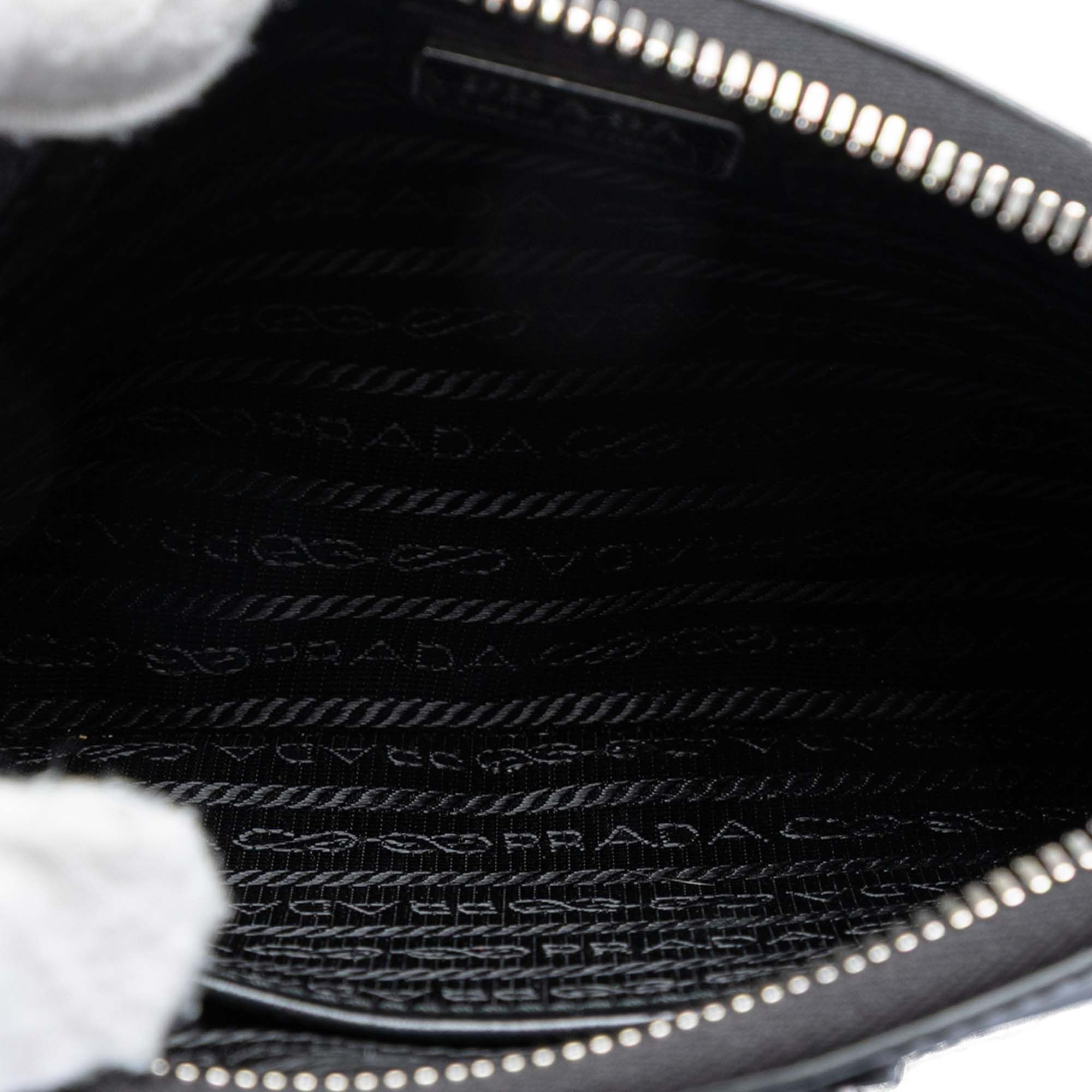 Prada Spazzolato Leather Zip Top Crossbody Size ONE SIZE - 4 Thumbnail