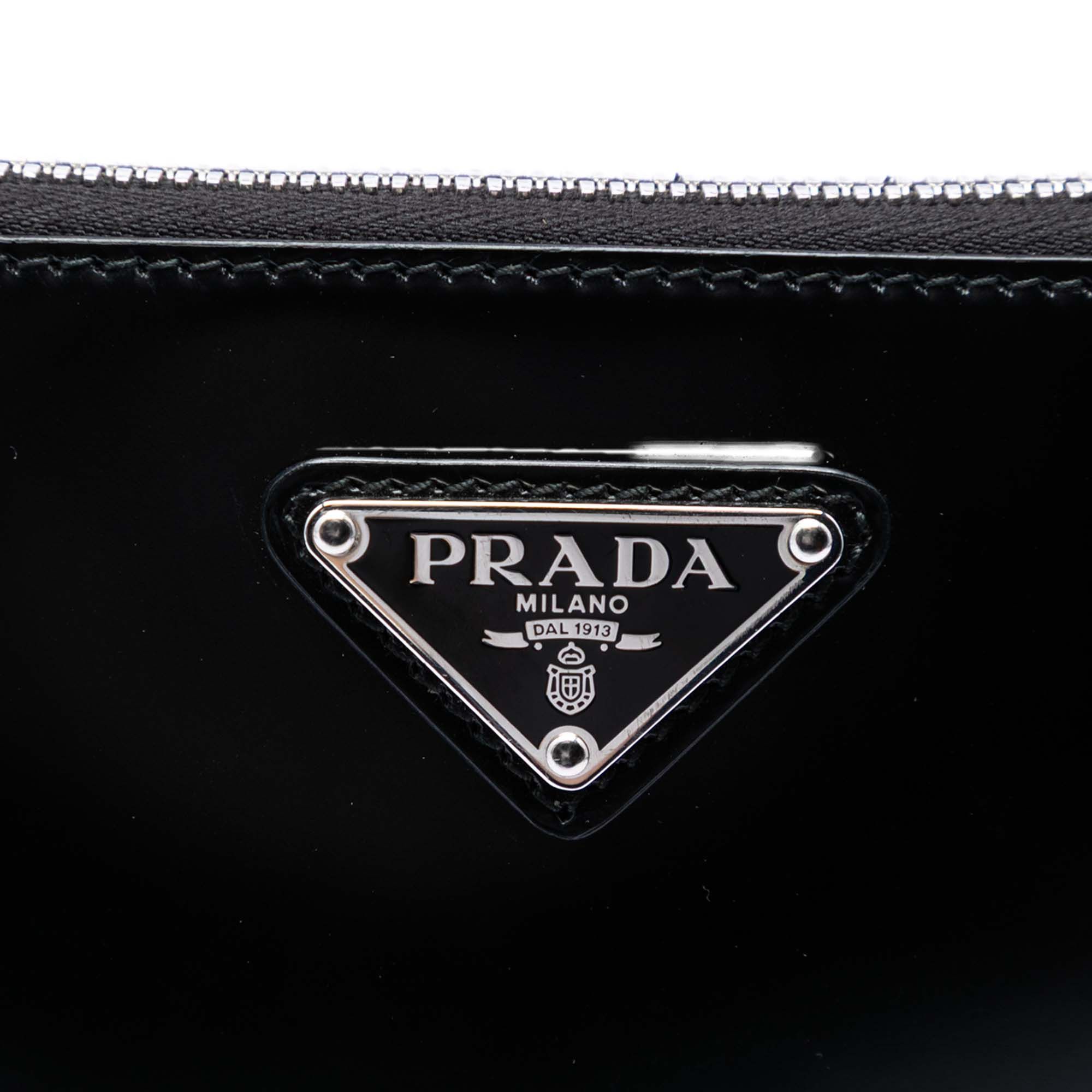 Prada Spazzolato Leather Zip Top Crossbody Size ONE SIZE - 5 Thumbnail