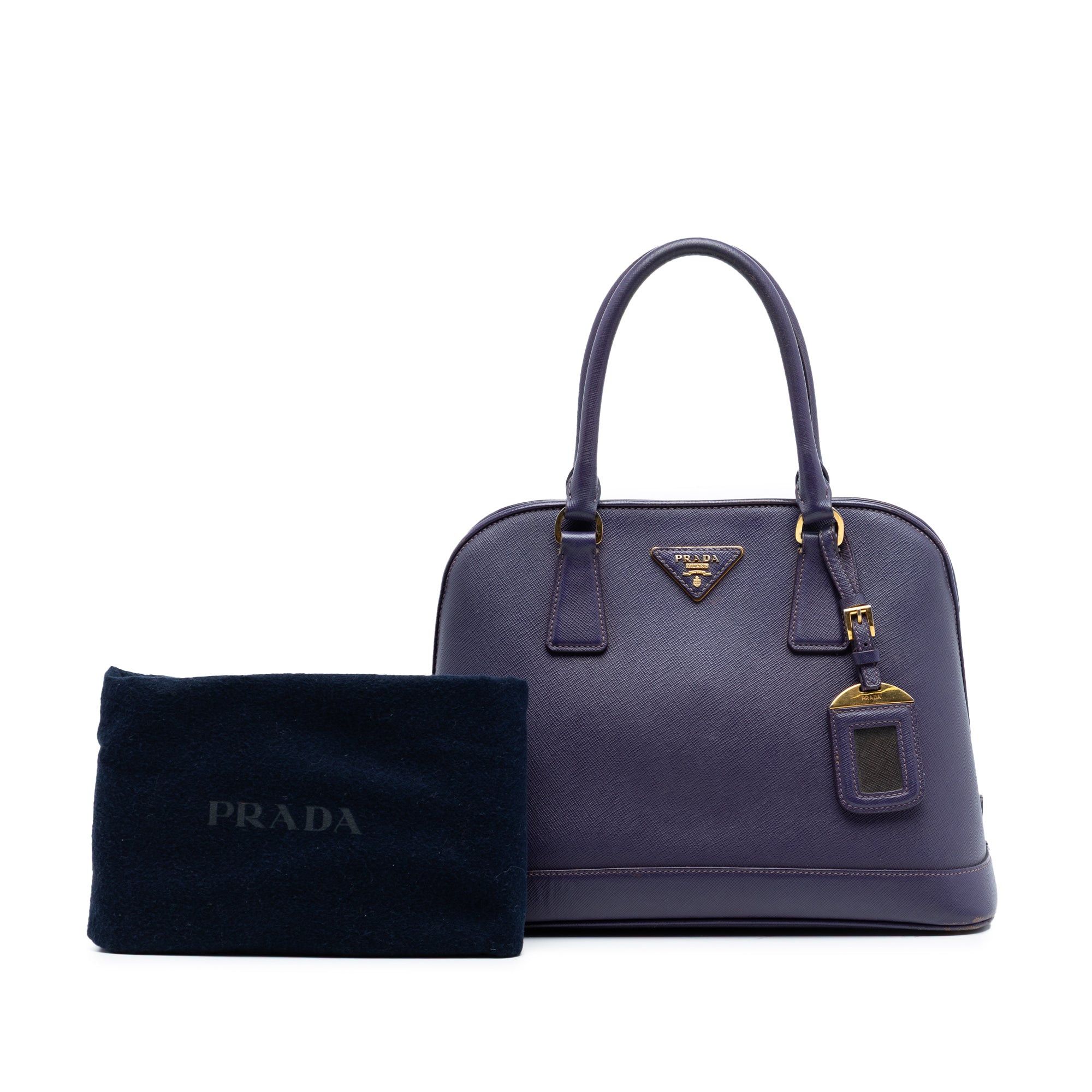 Prada Medium Saffiano Lux Open Promenade Satchel Size ONE SIZE - 7 Thumbnail