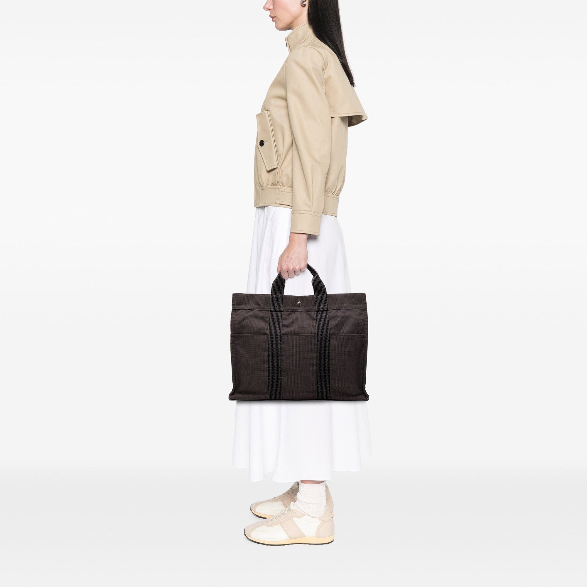 Hermes Canvas Herline MM Size ONE SIZE - 7 Thumbnail