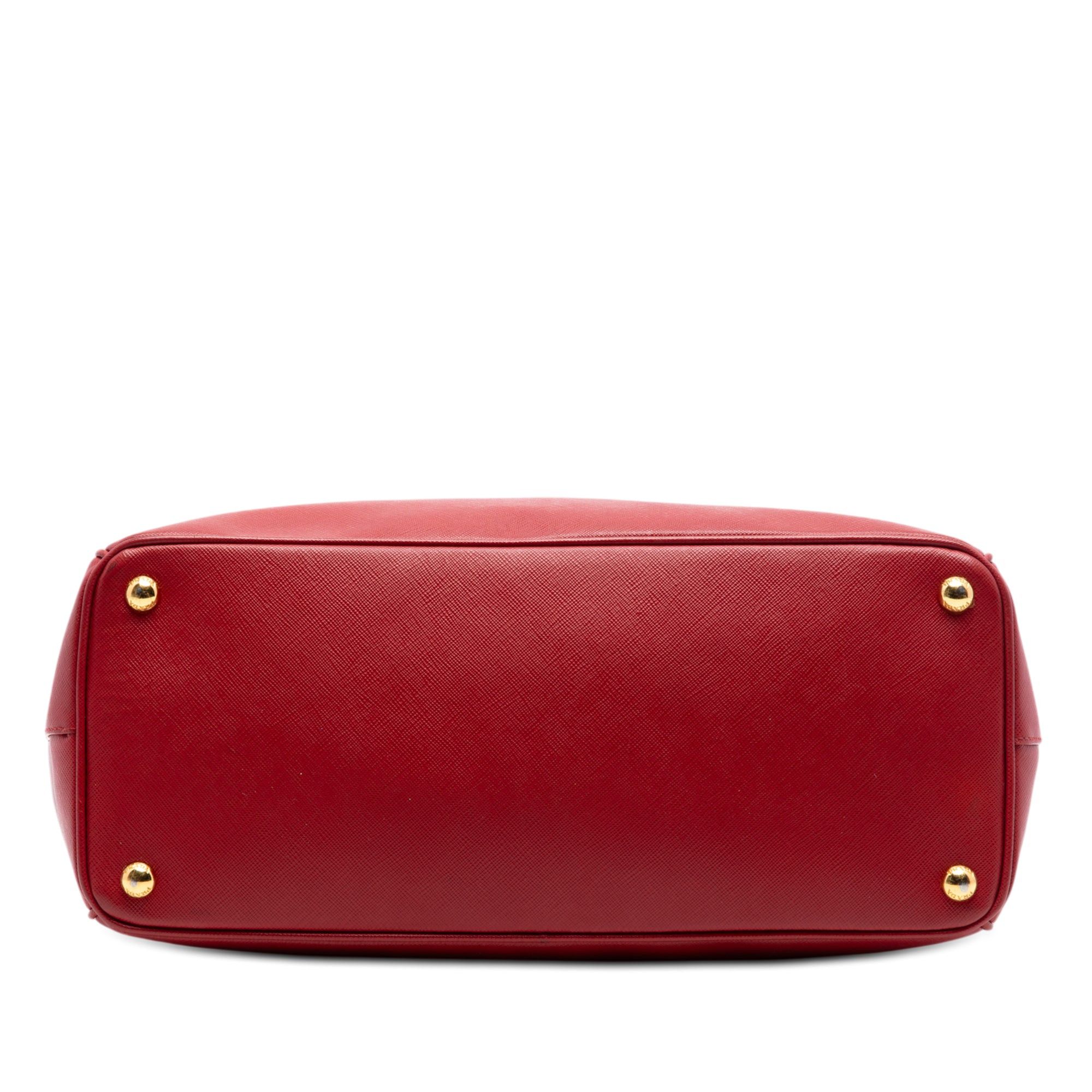 Prada Large Saffiano Lux Galleria Double Zip Satchel Size ONE SIZE - 3 Thumbnail
