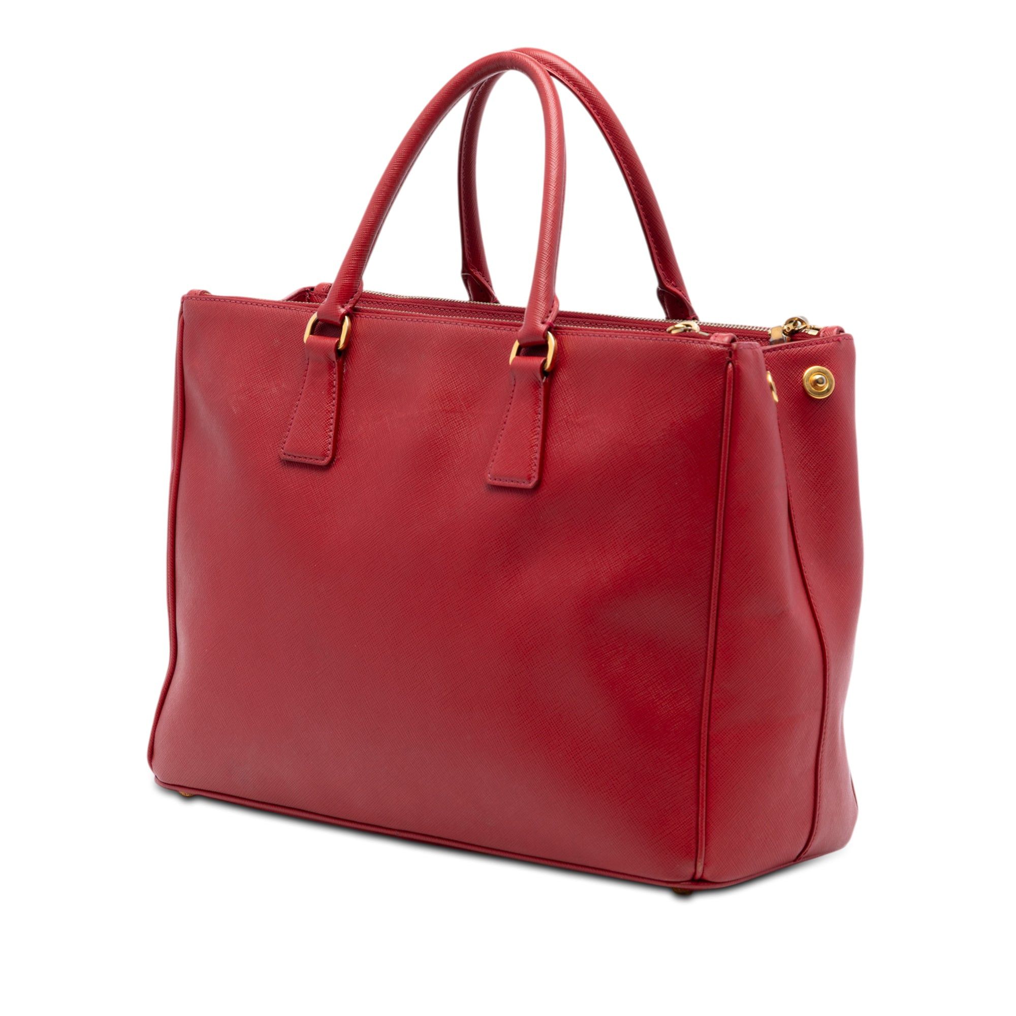 Prada Large Saffiano Lux Galleria Double Zip Satchel Size ONE SIZE - 2 Thumbnail