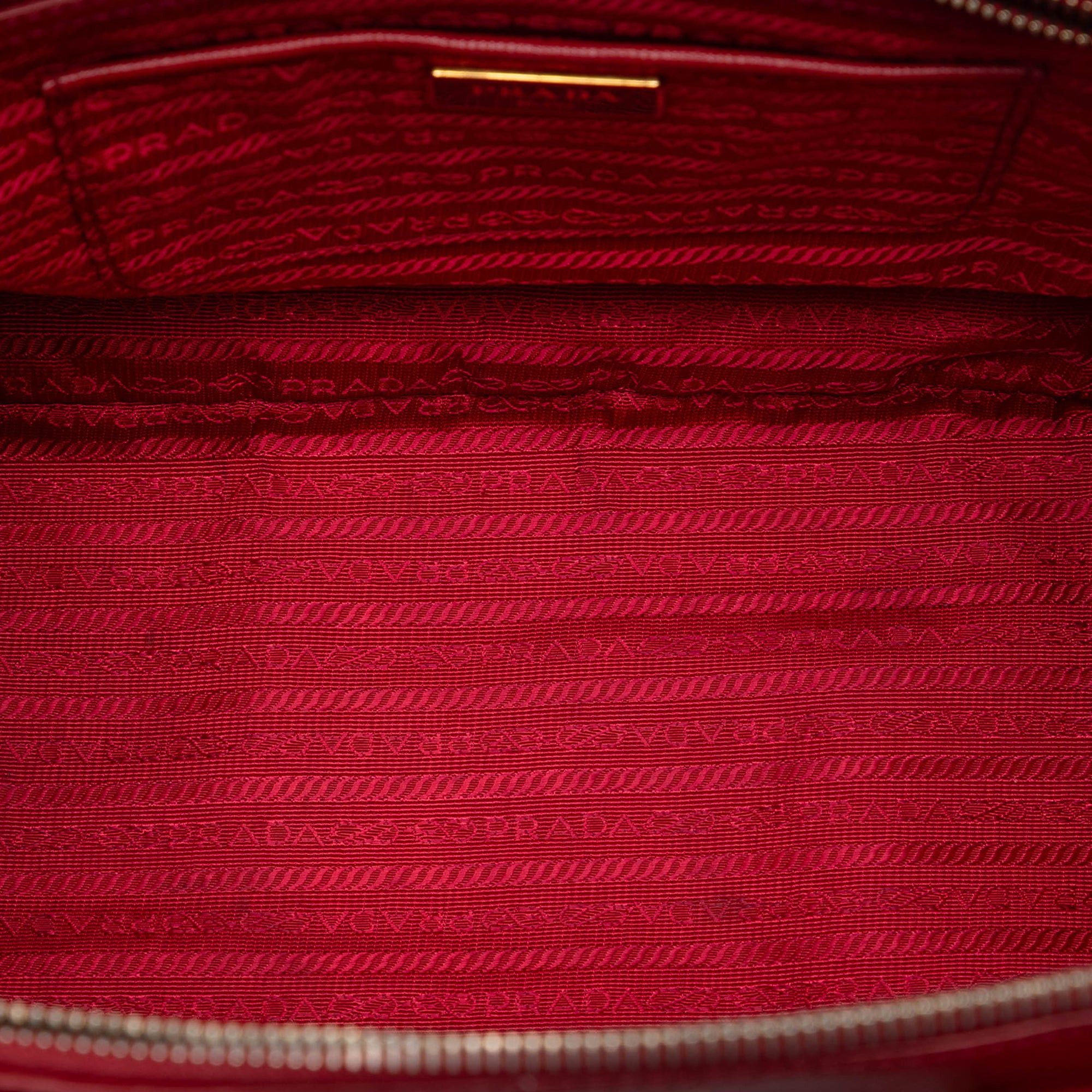 Prada Large Saffiano Lux Galleria Double Zip Satchel Size ONE SIZE - 4 Thumbnail