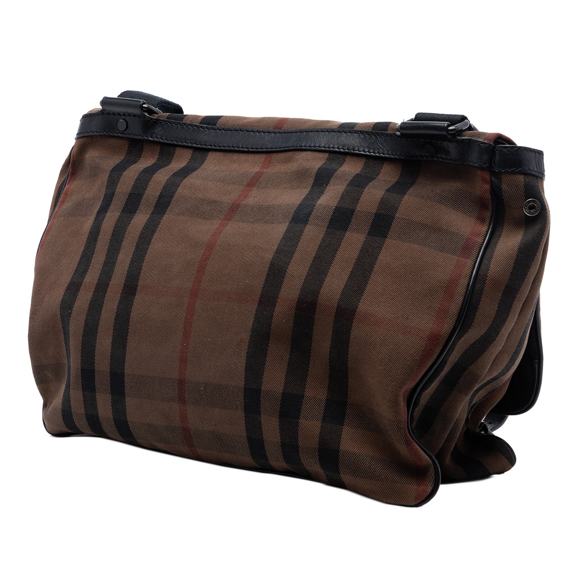 Burberry House Check Canvas Flap Crossbody Size ONE SIZE - 2 Thumbnail