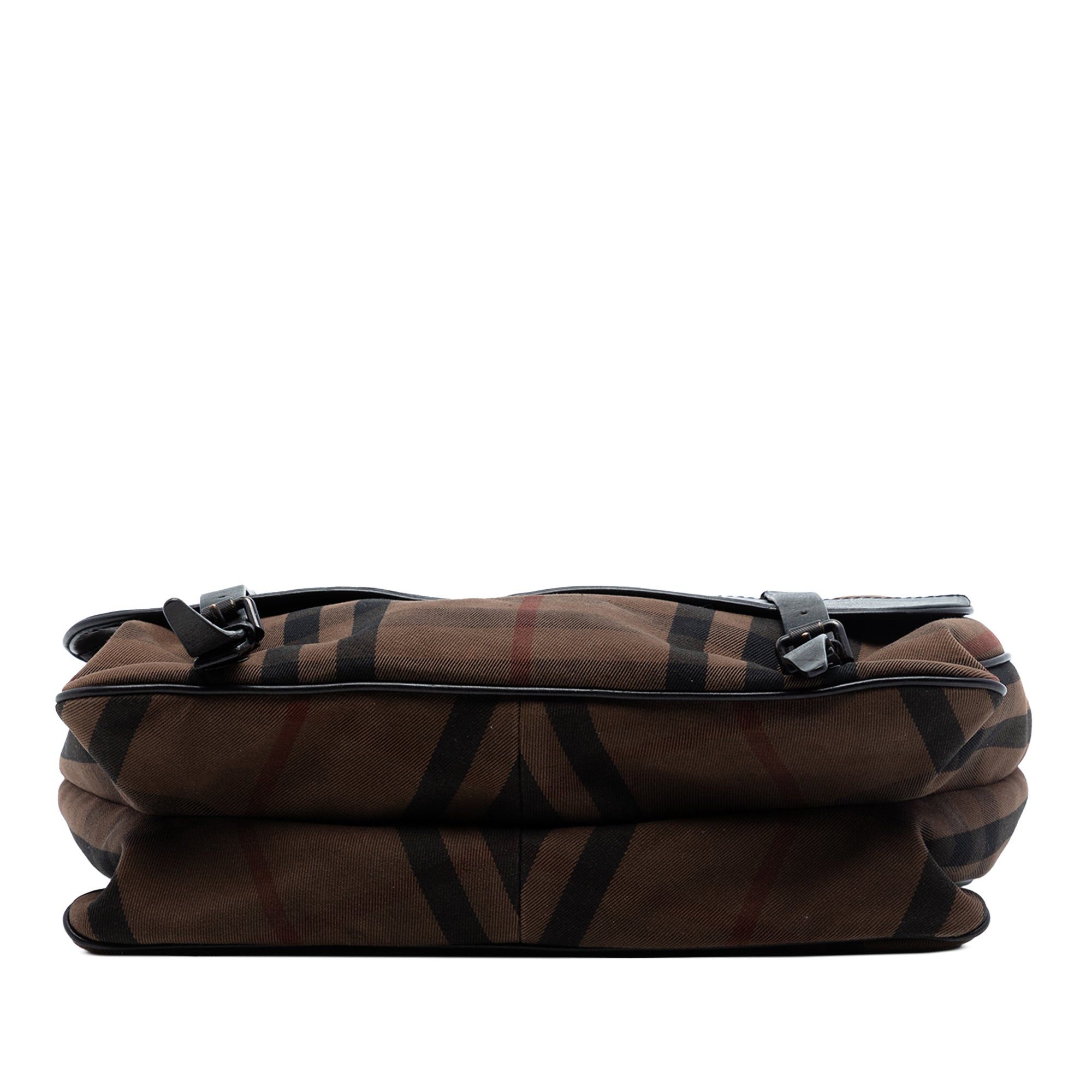 Burberry House Check Canvas Flap Crossbody Size ONE SIZE - 3 Thumbnail