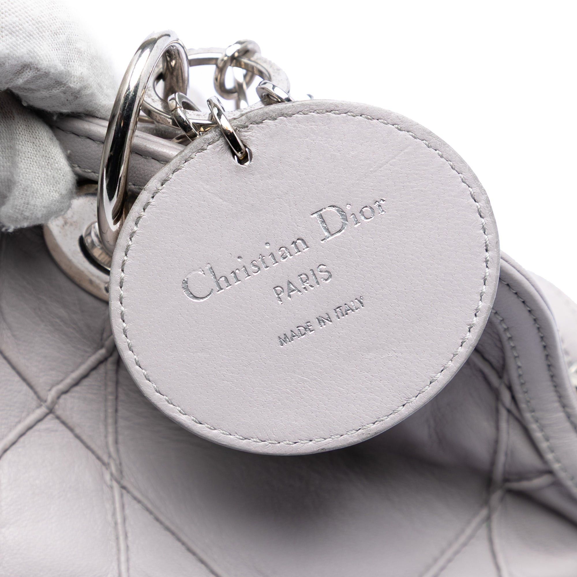Dior Medium Lambskin Cannage Polochon Granville Satchel Size ONE SIZE - 5 Thumbnail