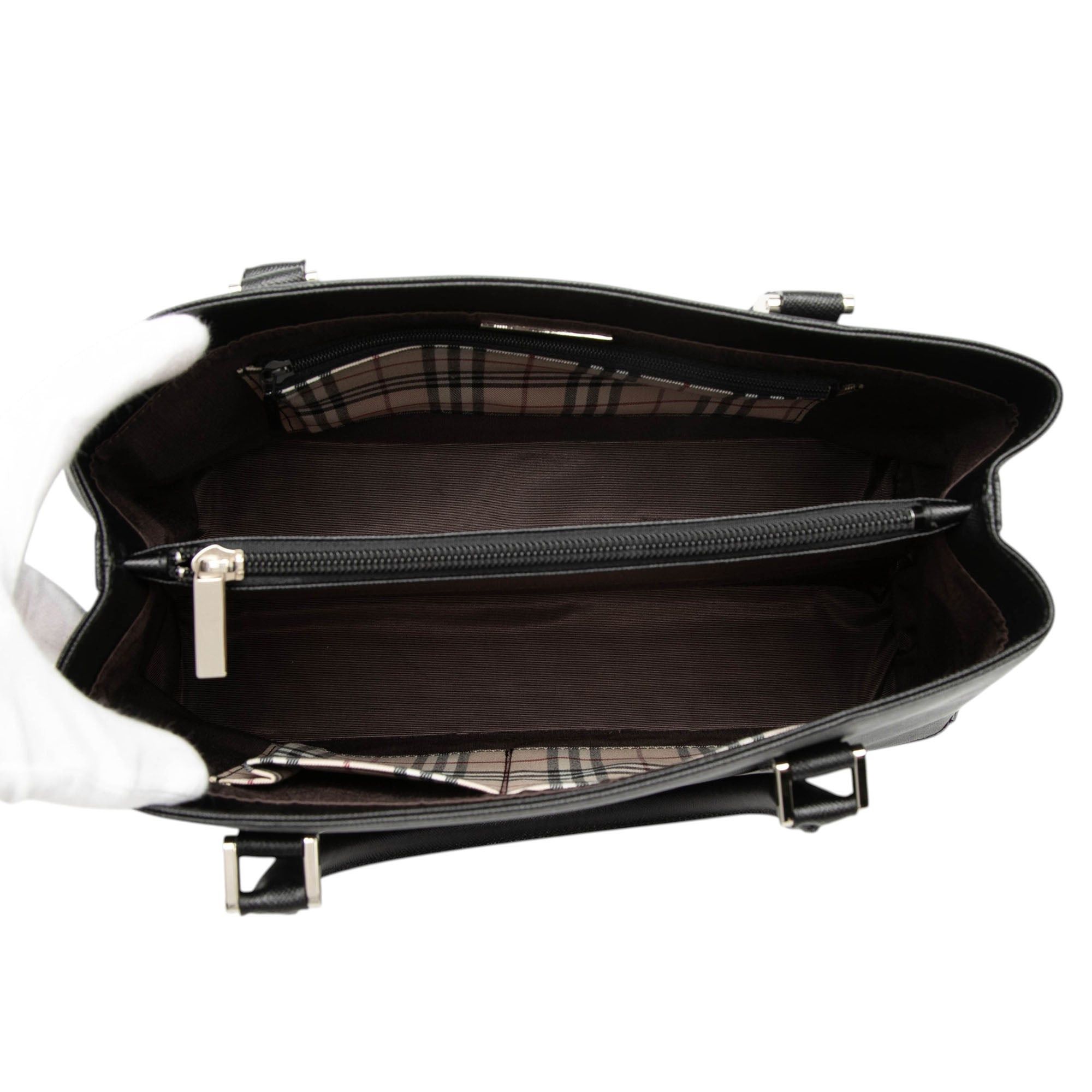 Burberry Leather Tote Size ONE SIZE - 4 Thumbnail