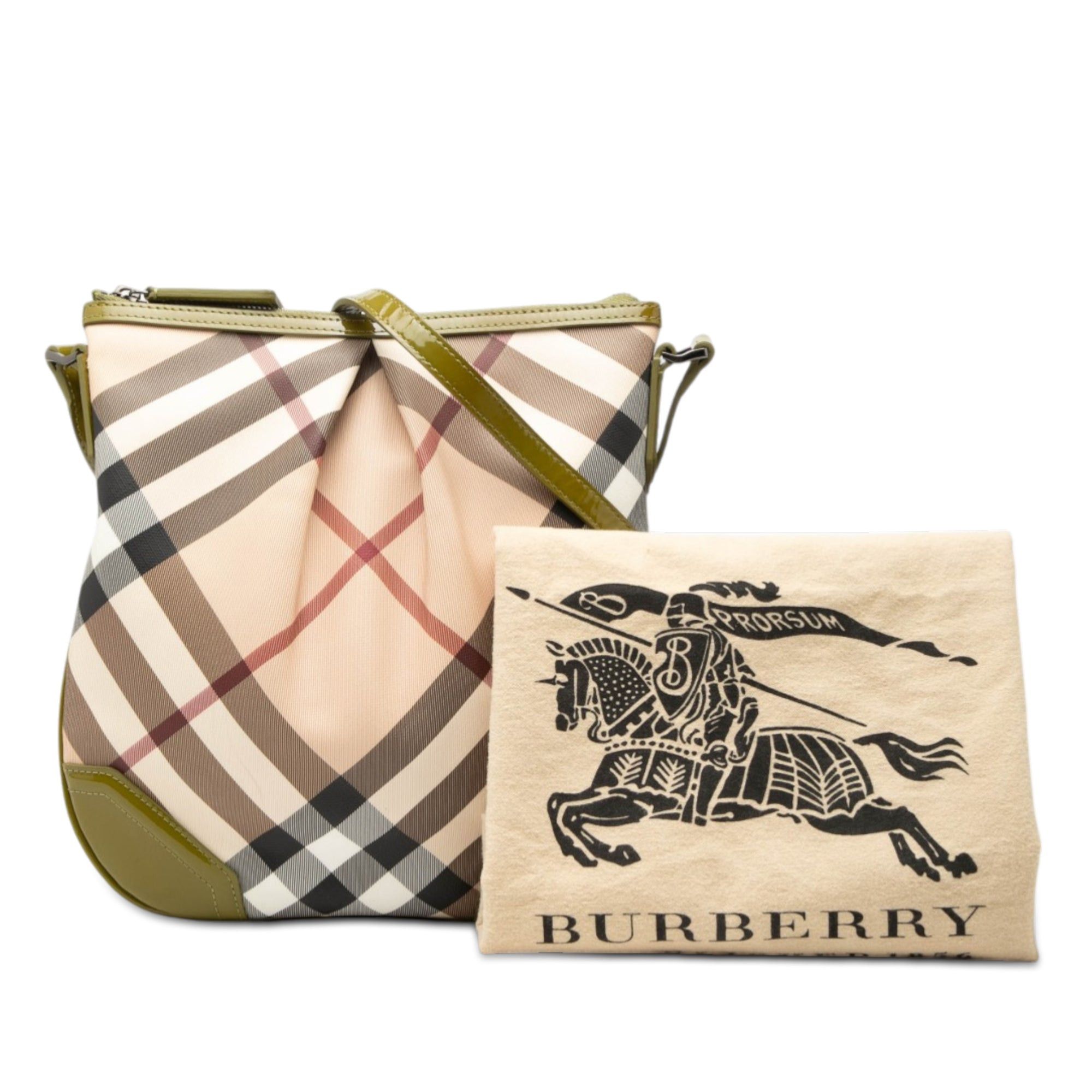 Burberry Supernova Check Coated Canvas Dryden Crossbody Size ONE SIZE - 8 Thumbnail