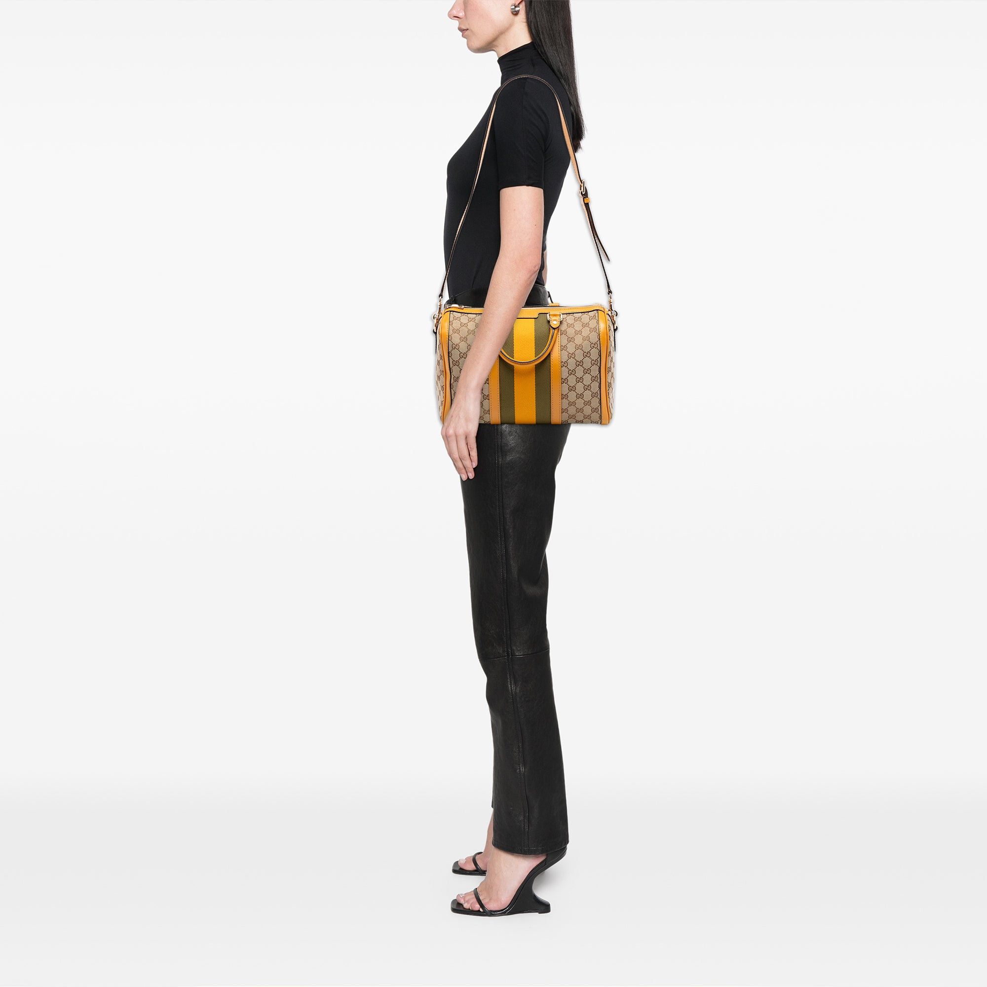 Gucci Medium GG Canvas Web Joy Boston Bag Size ONE SIZE - 7 Thumbnail